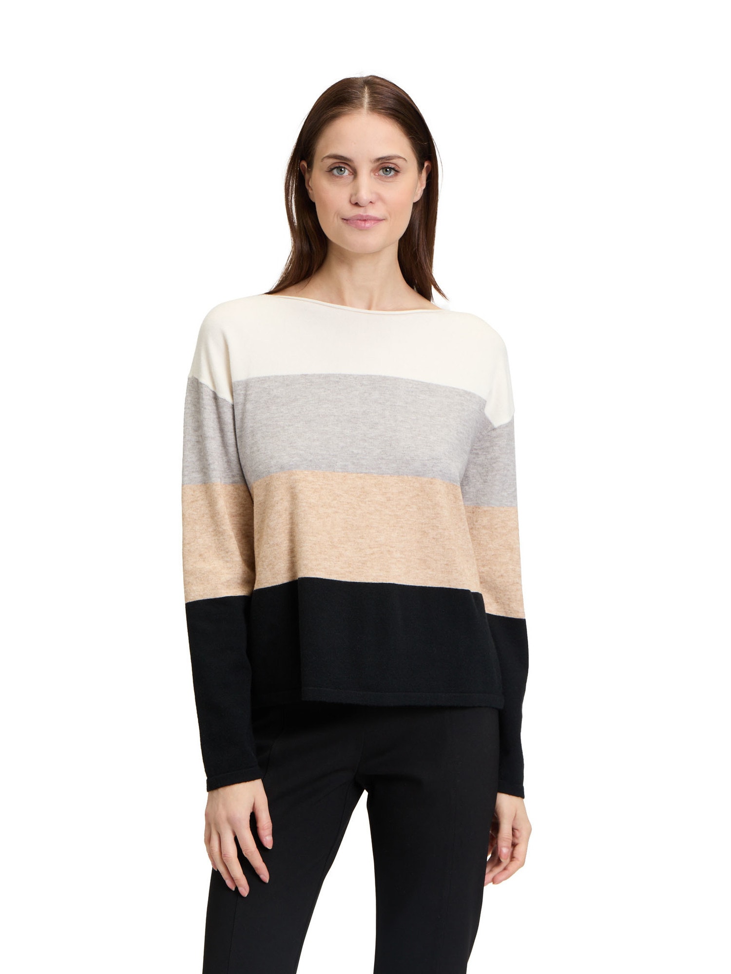 Thumbnail - Betty Barclay Feinstrickpullover mit Color Blocking