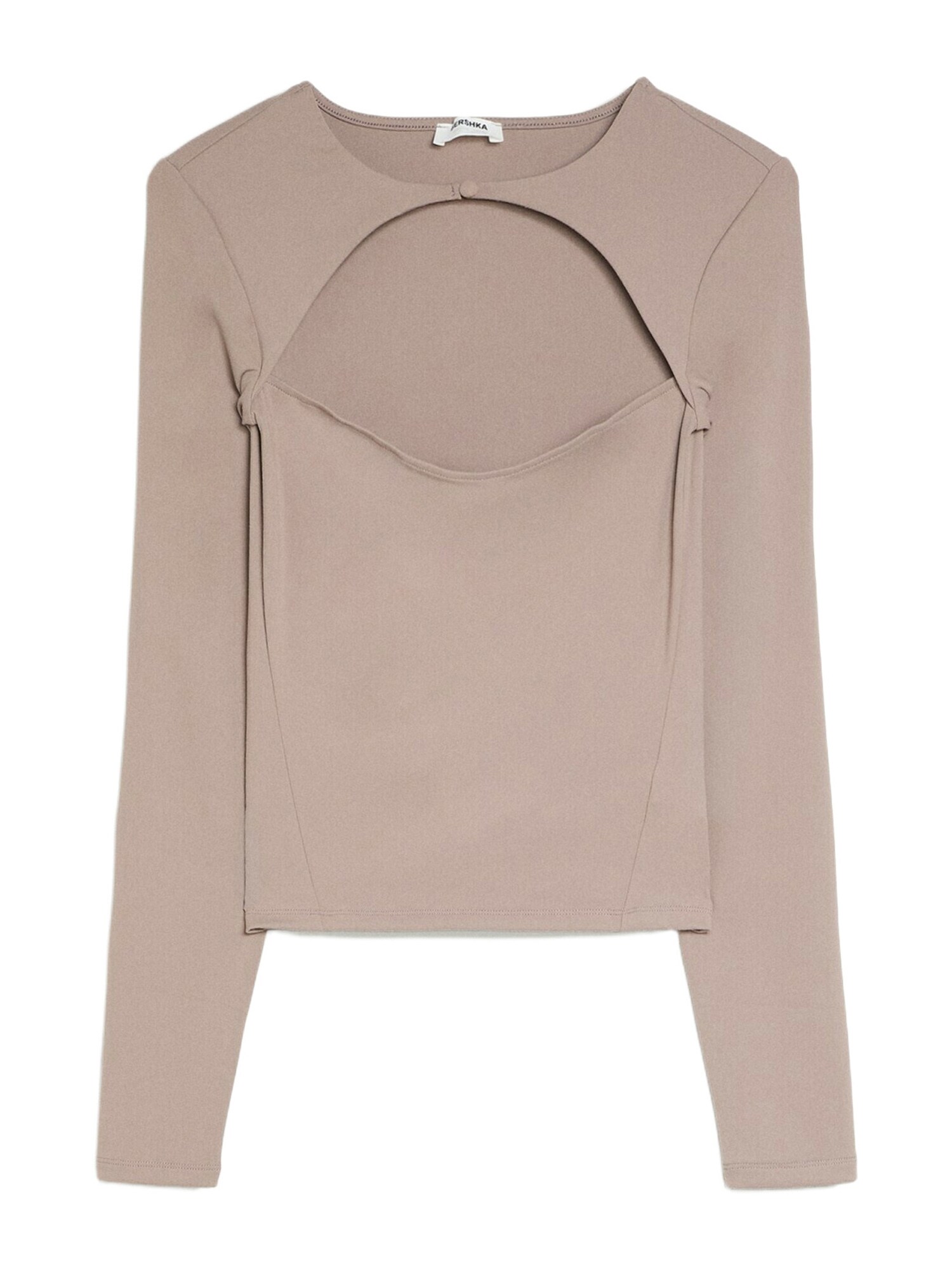 Bershka Tricou maro deschis