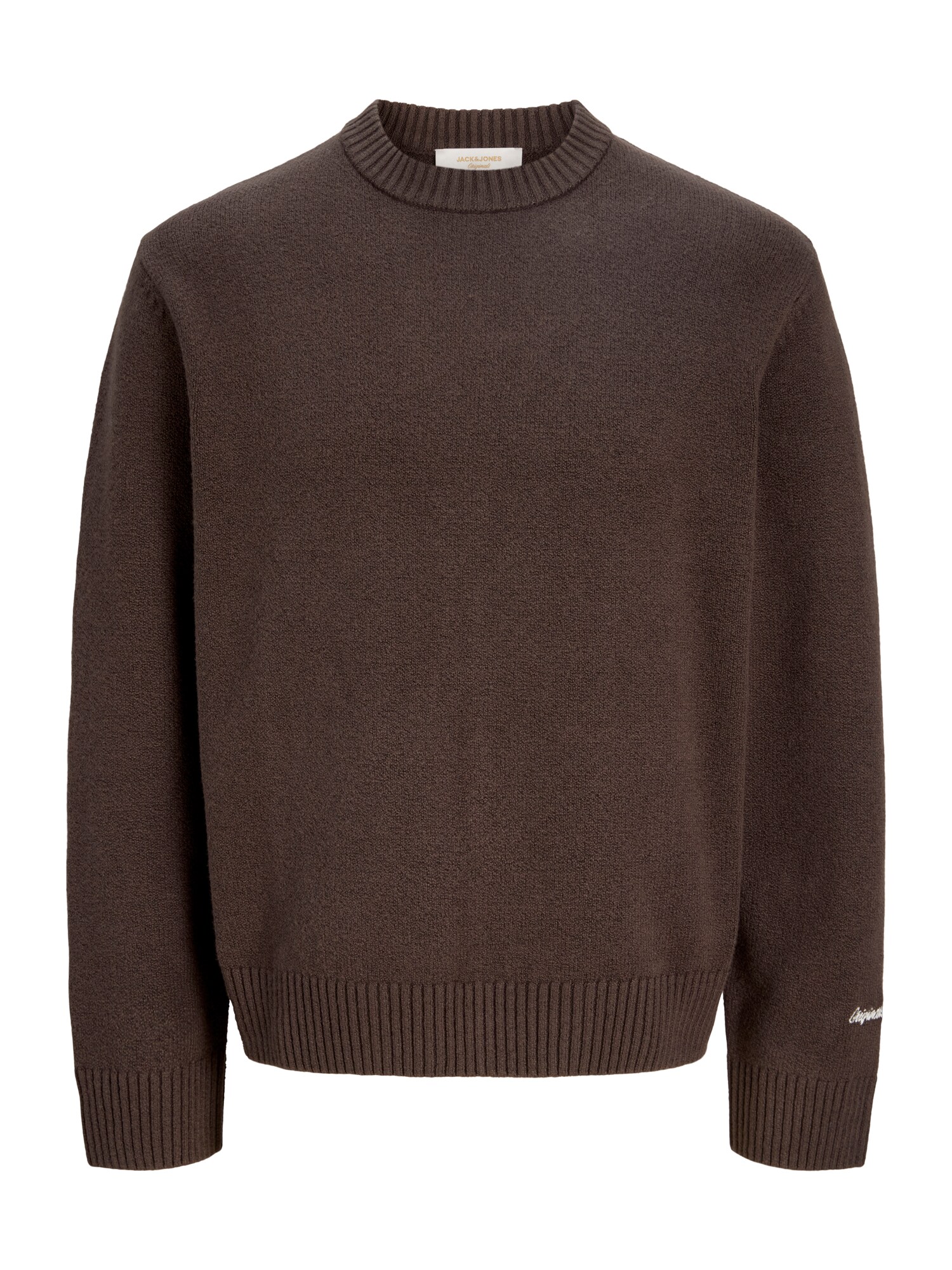 JACK & JONES Pulover JORNorrebro maro închis