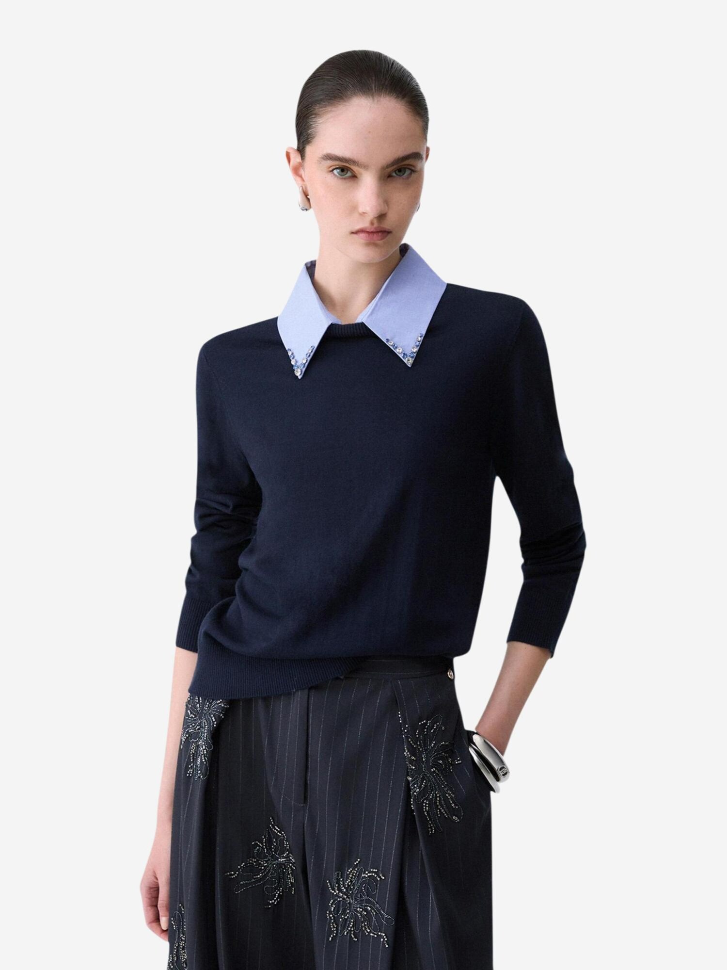 Liu Jo Jersey azul oscuro – imagen 2