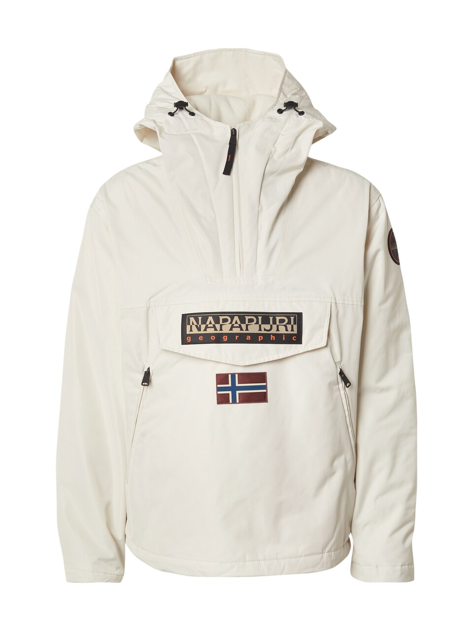 Övergångsjacka 'RAINFOREST NEXT' ecru / orange / mörkröd