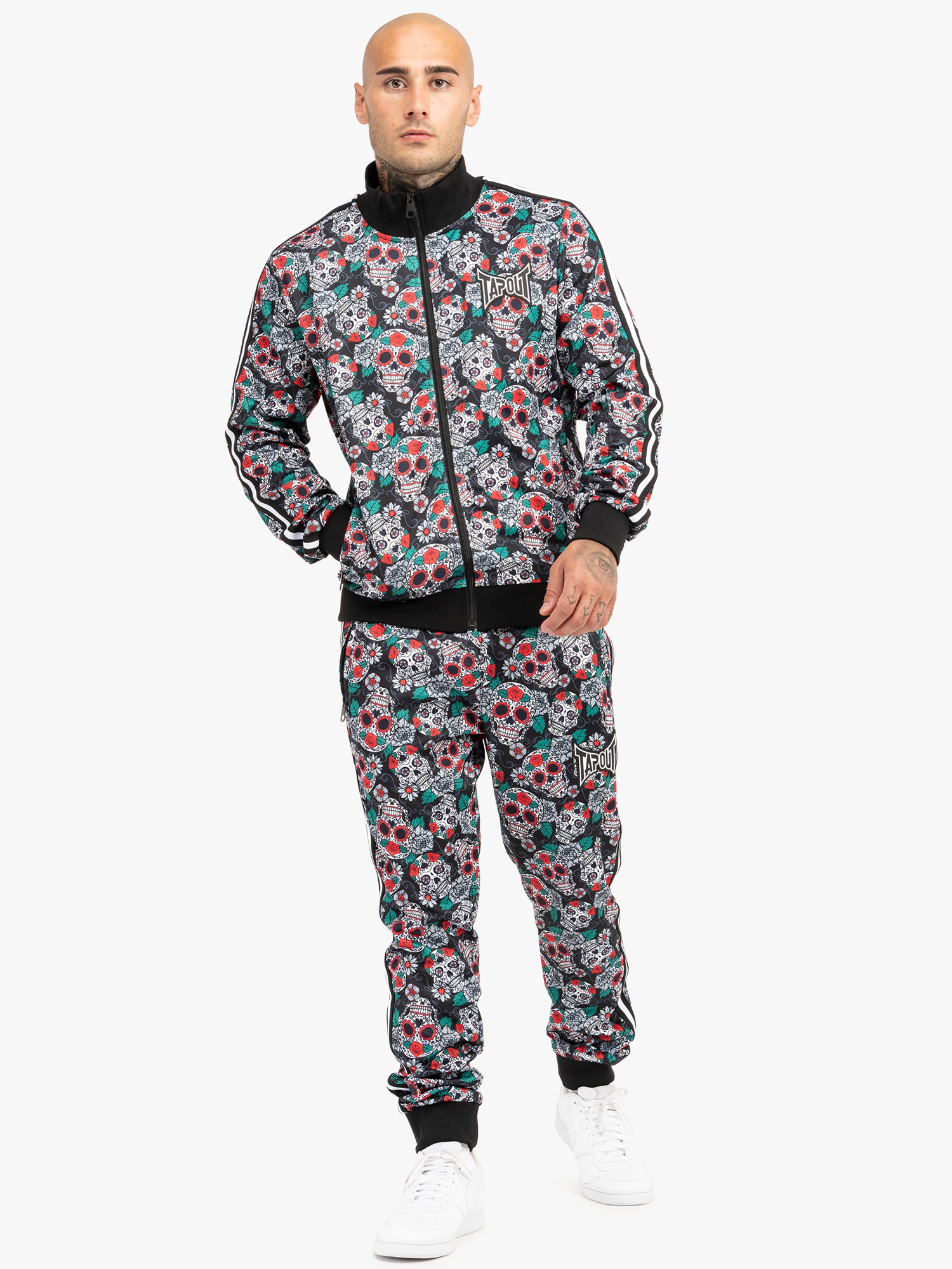 Tapout Tréningruha 'JOLLAN'  éjkék / zöld / vérvörös / fekete / fehér termék 2. képe