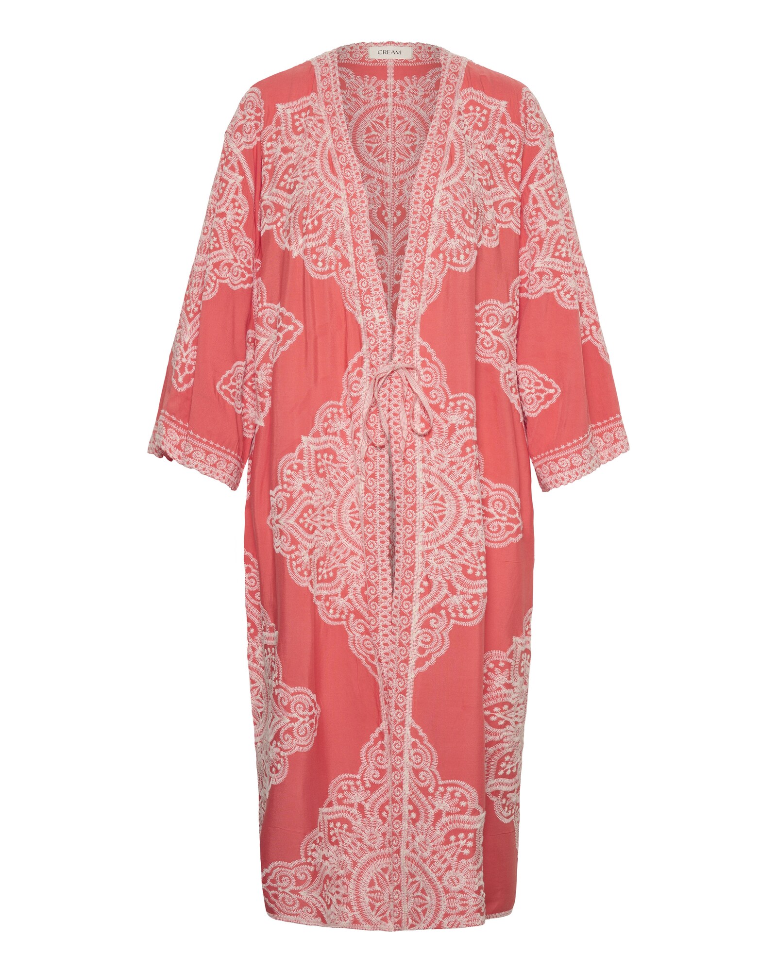 Cream Kimono 'CRTyla'  lososová / biela