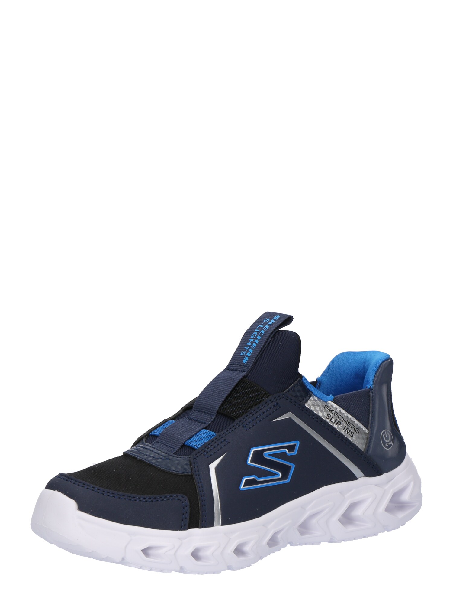 SKECHERS Tenisky 'HYPNO-FLASH 2.0'  azúrová / tmavomodrá / strieborná