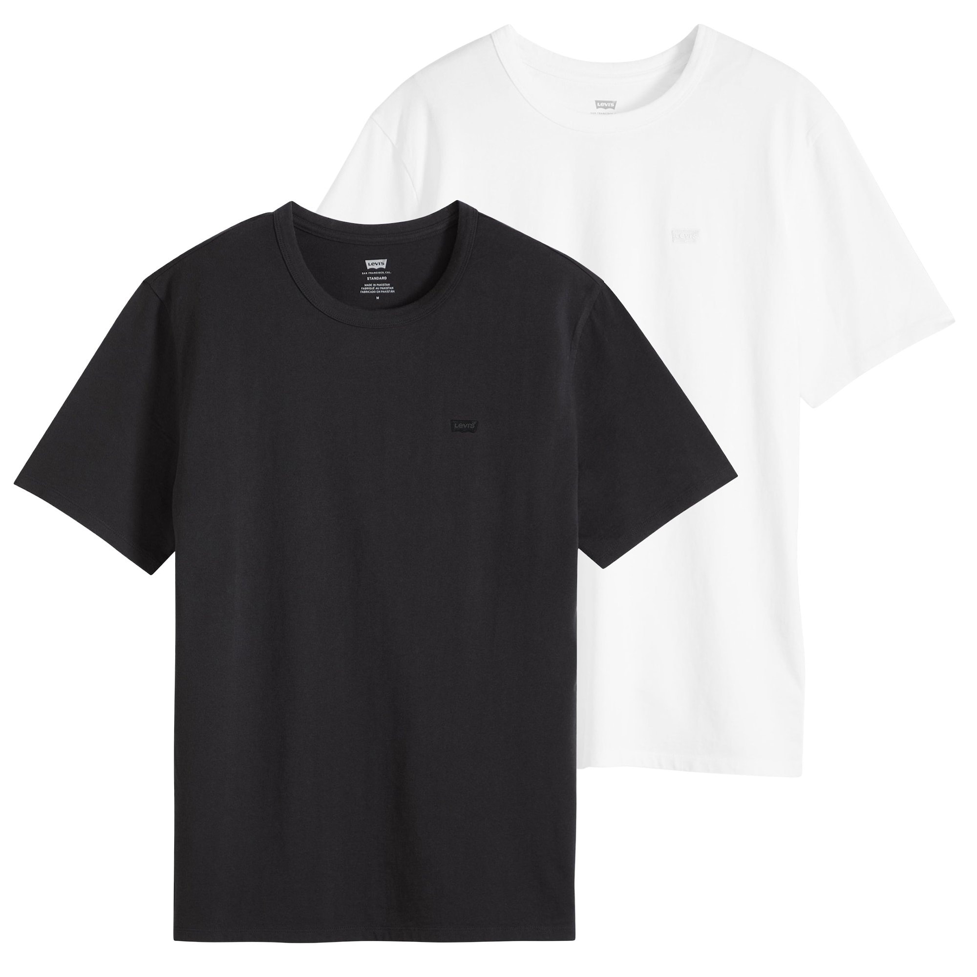 LEVI'S ® Camiseta  negro / blanco