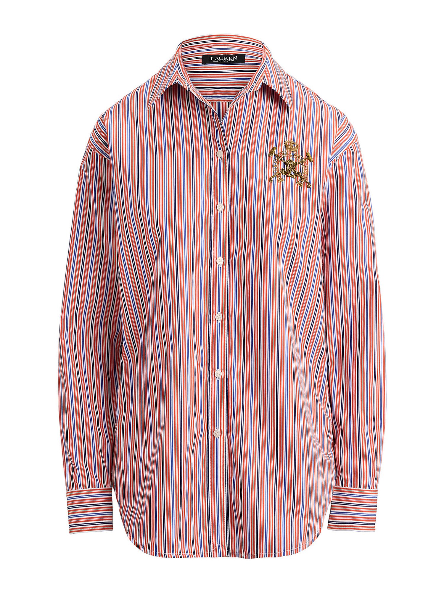 Lauren Ralph Lauren Bluză  albastru / albastru închis / portocaliu homar / alb