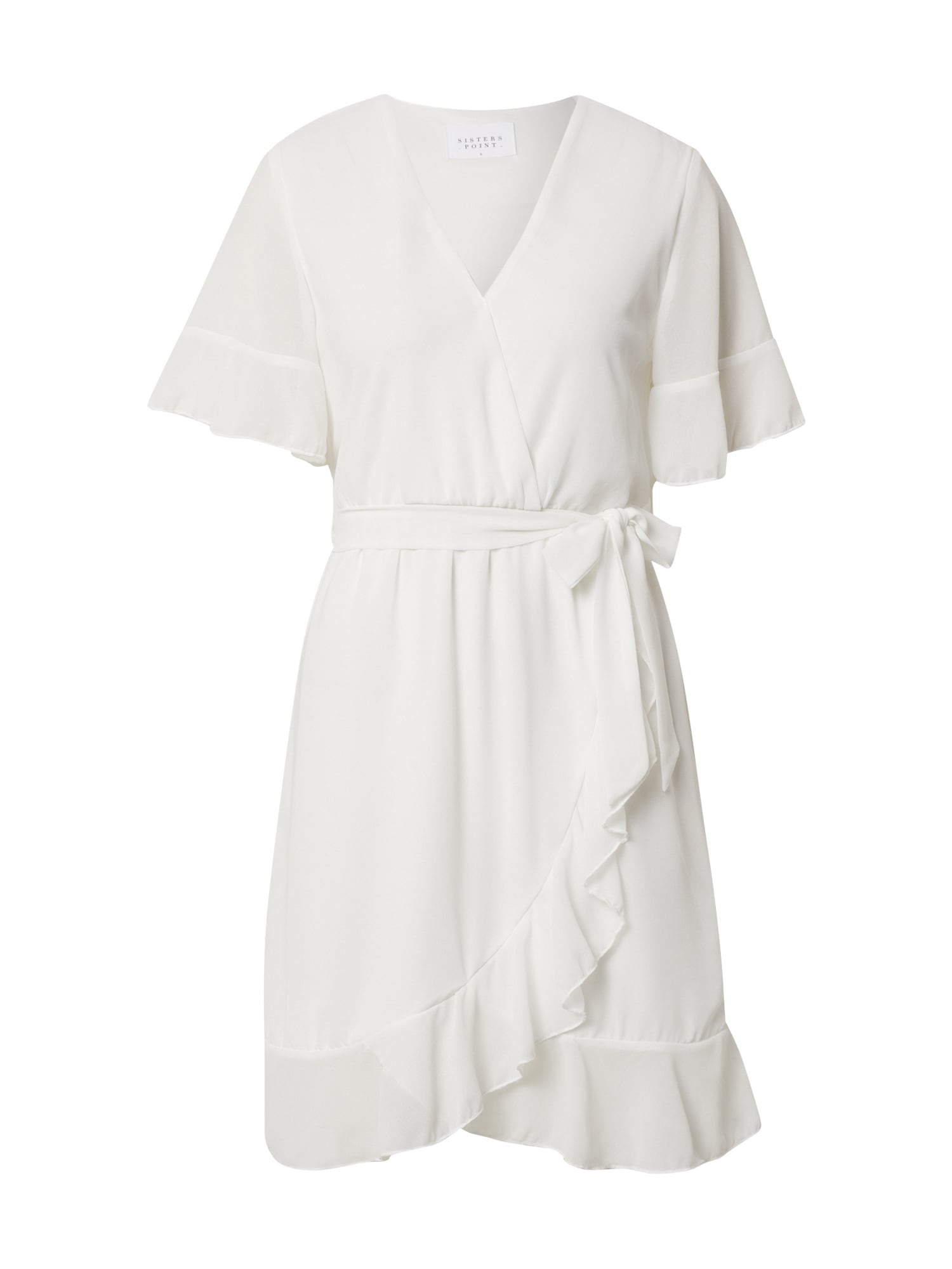 SISTERS POINT Rochie NEW GRETO  alb coajă de ou