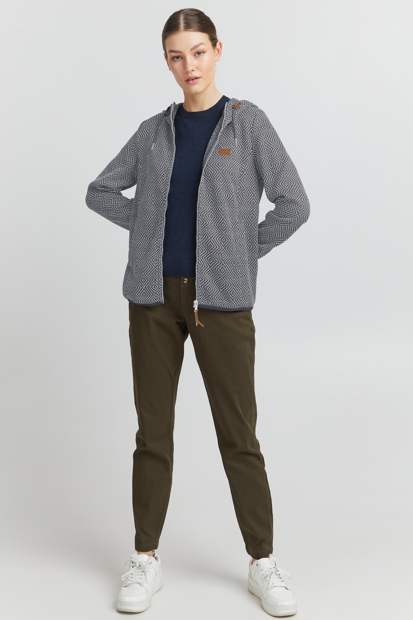 Thumbnail - Oxmo Fleecejacke Pebbles