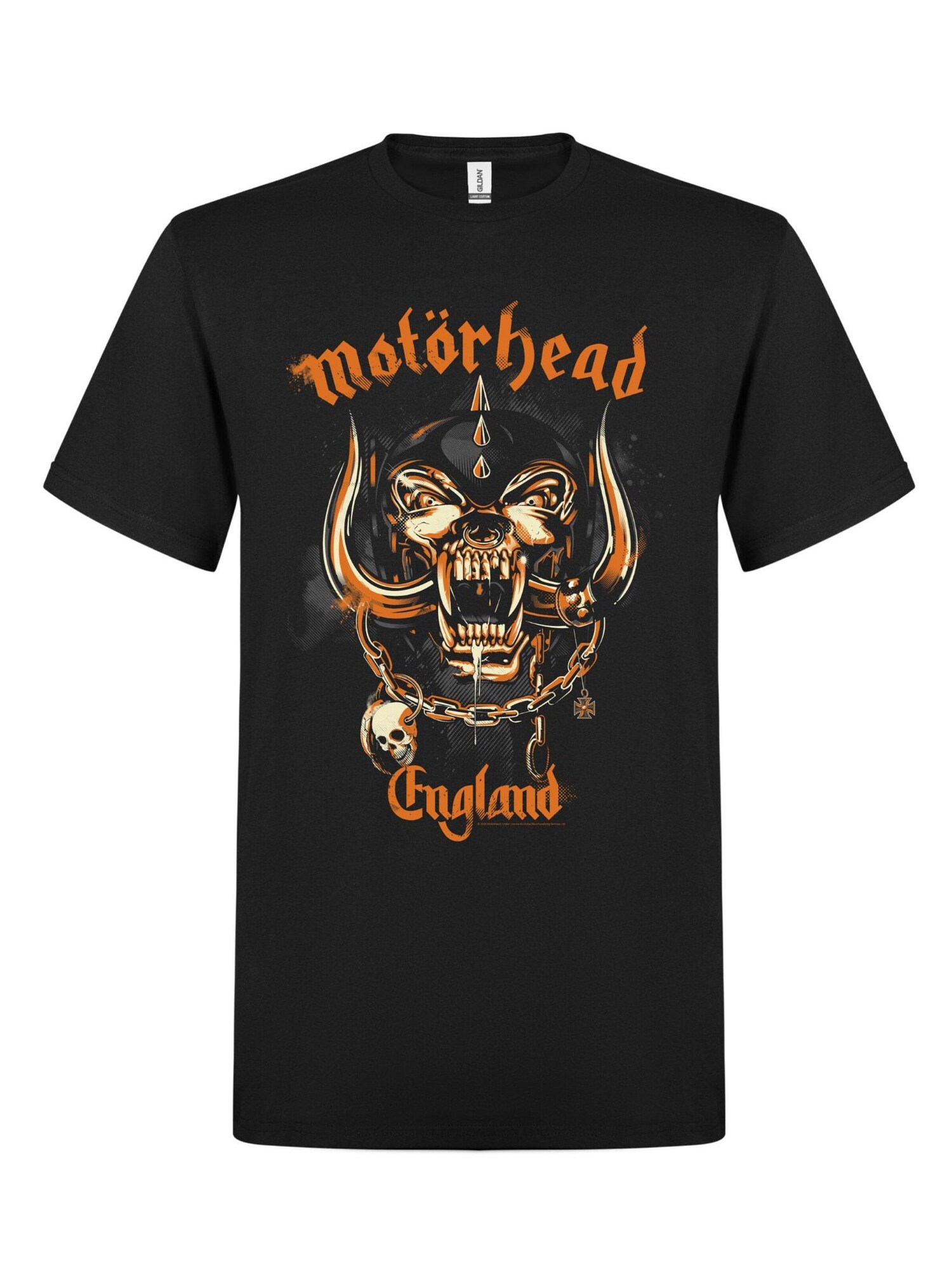 Rockshirts Camiseta 'Motörhead Mustard Pig England T-Shirt' negro – imagen 1