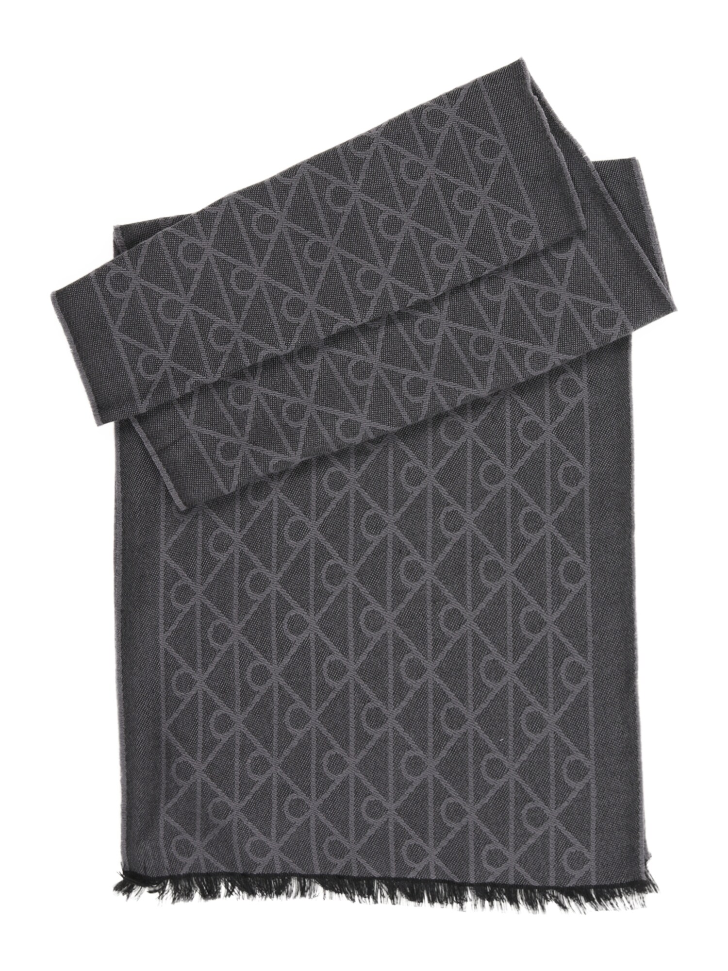 Calvin Klein Fular  gri / negru