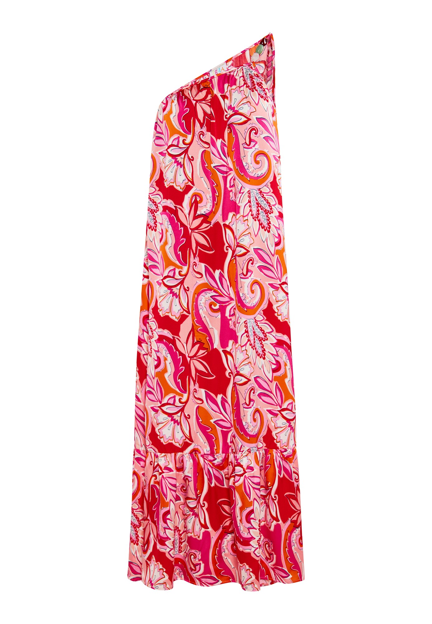 IZIA Rochie de vară  portocaliu / roz / roșu / alb