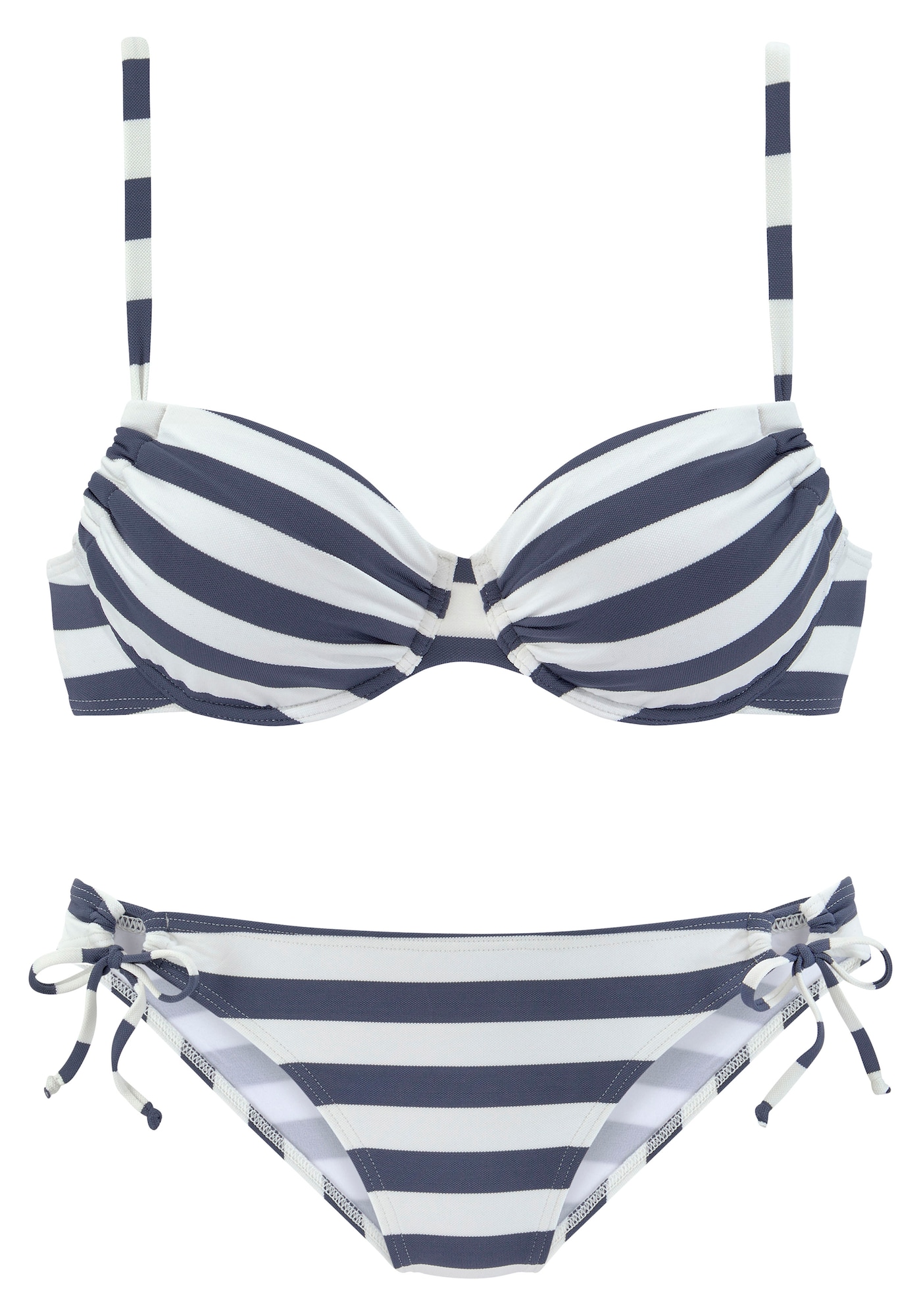 VENICE BEACH Bikini  mornarska / bela