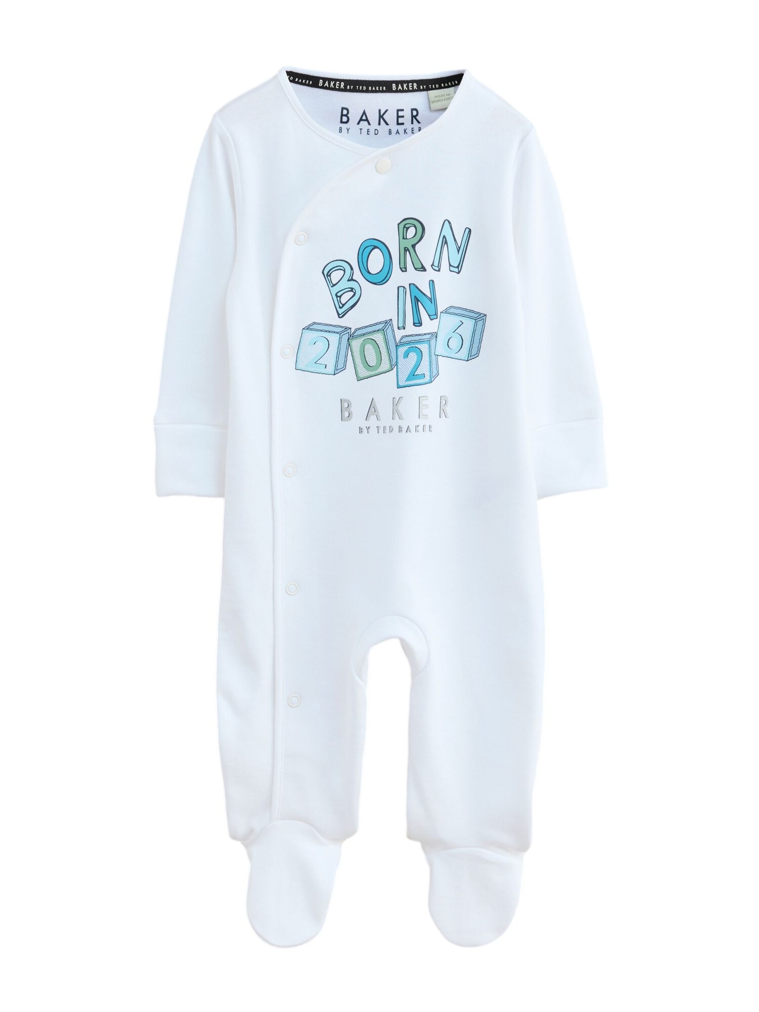 Baker by Ted Baker Pijamale Born In 2026  azur / albastru pastel / verde deschis / alb