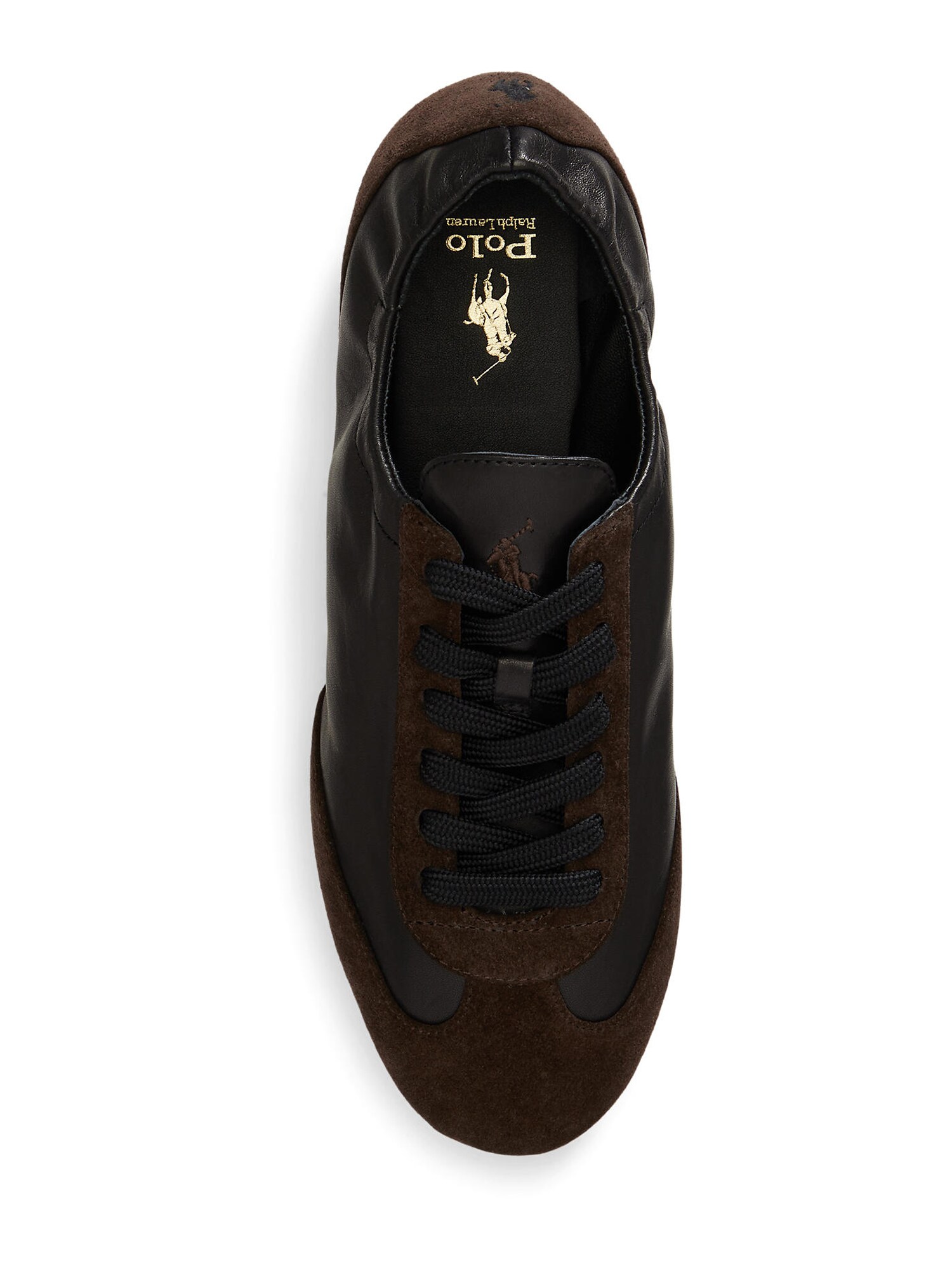 Polo Ralph Lauren Zapatillas deportivas bajas 'SWN BLRINA' chocolate / negro – imagen 3