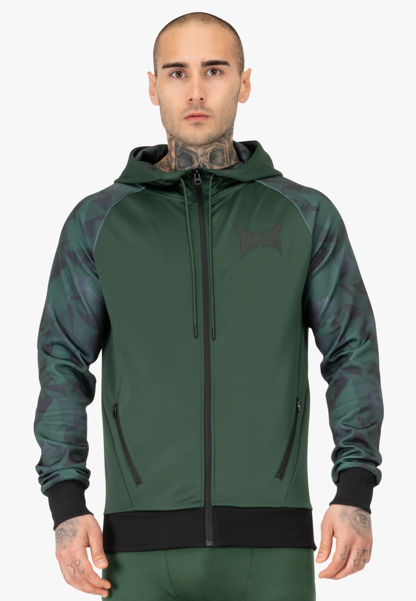 Tapout Sport szabadidős dzsekik zöld termék 2. képe