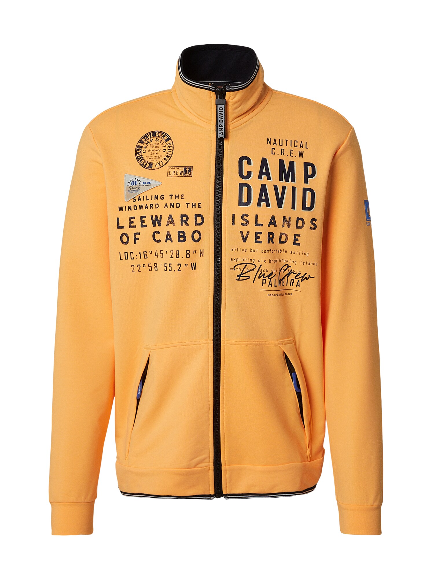 CAMP DAVID Hanorac  bleumarin / portocaliu / negru