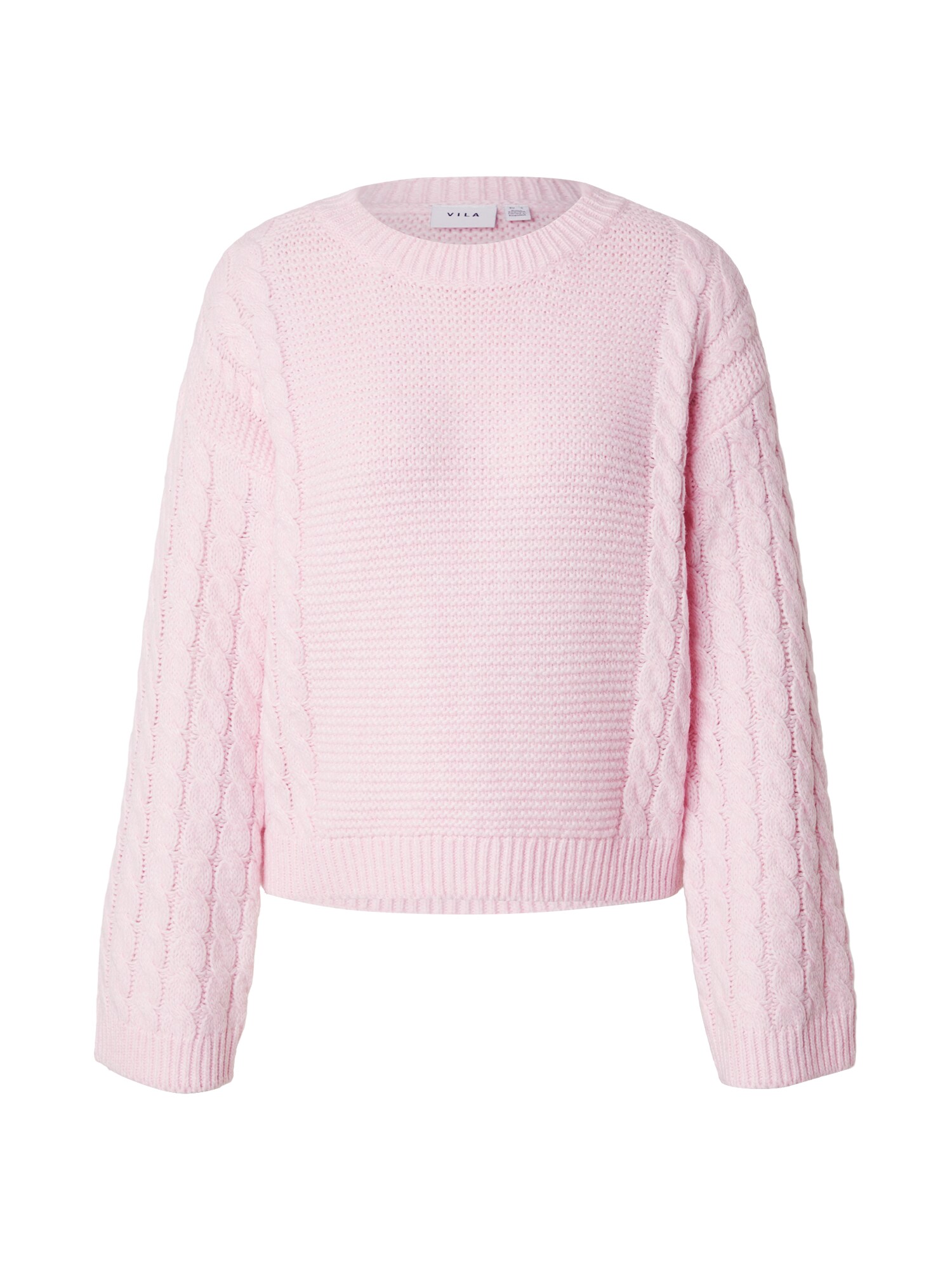 VILA Pulover VITYNE  roz
