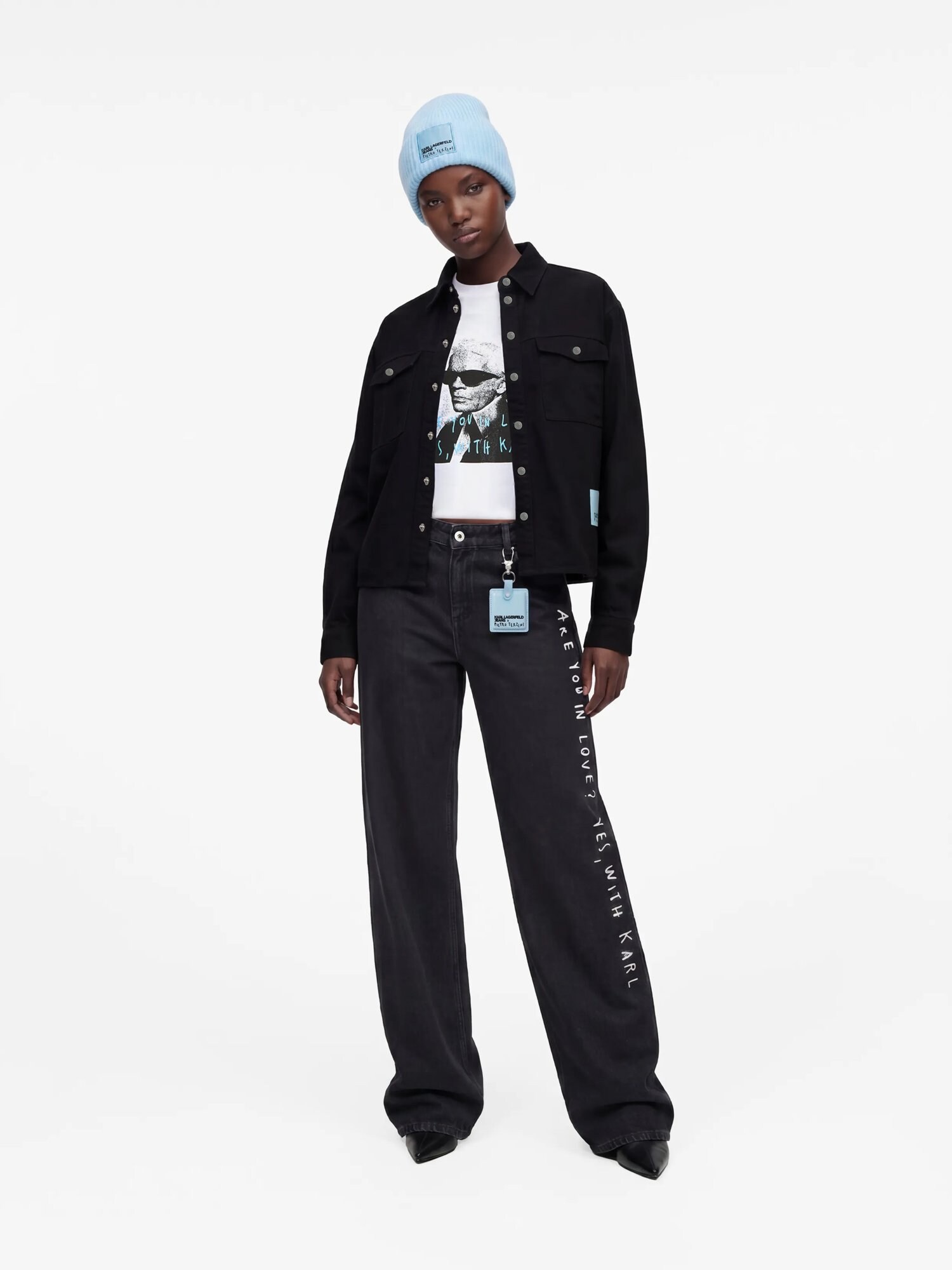 KARL LAGERFELD JEANS Chaqueta de entretiempo 'X Pietro Terzini'  negro – imagen 4