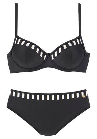 LASCANA, Bikini, fekete