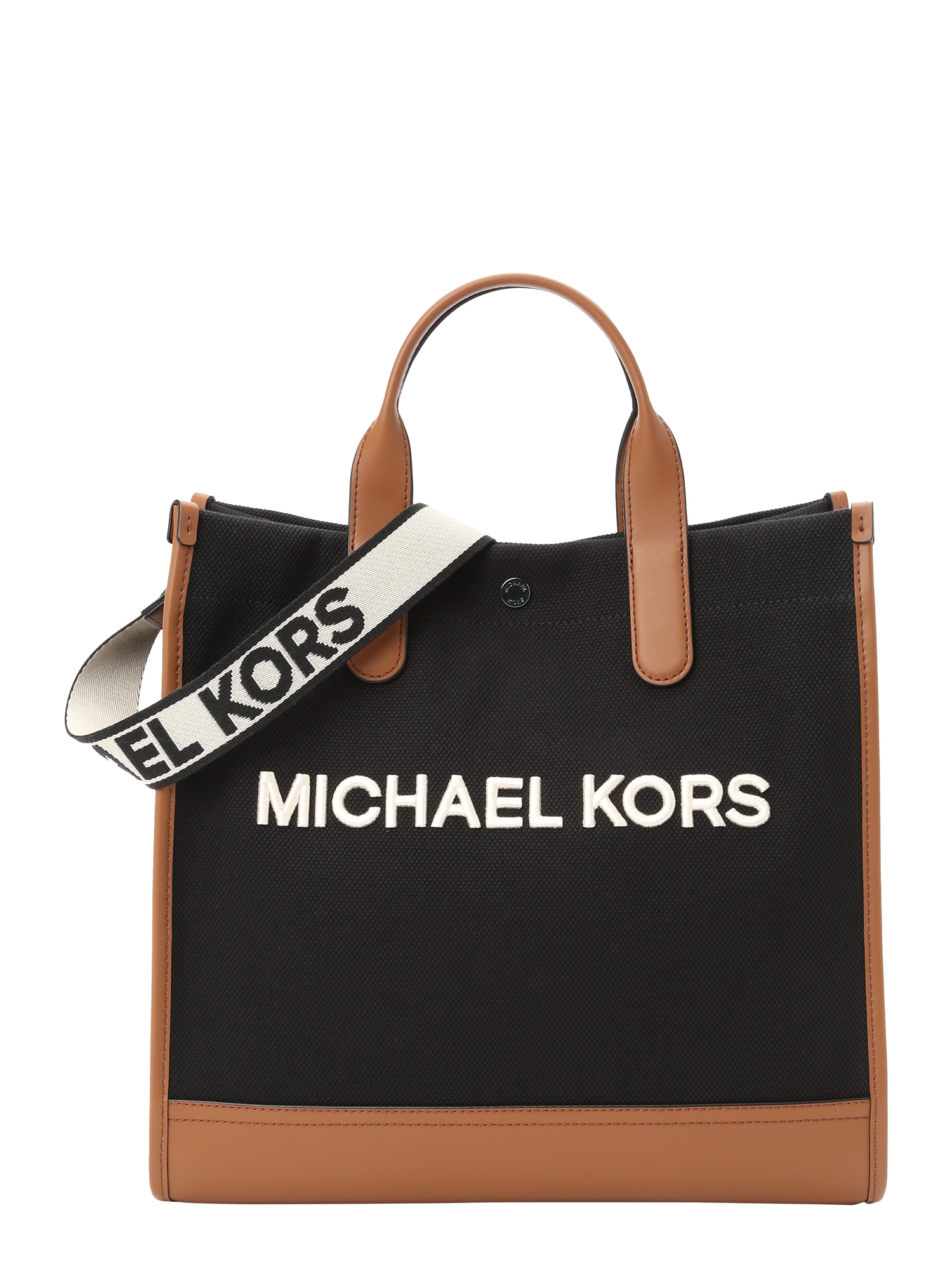 Michael Kors Pirkinių krepšys ruda / juoda