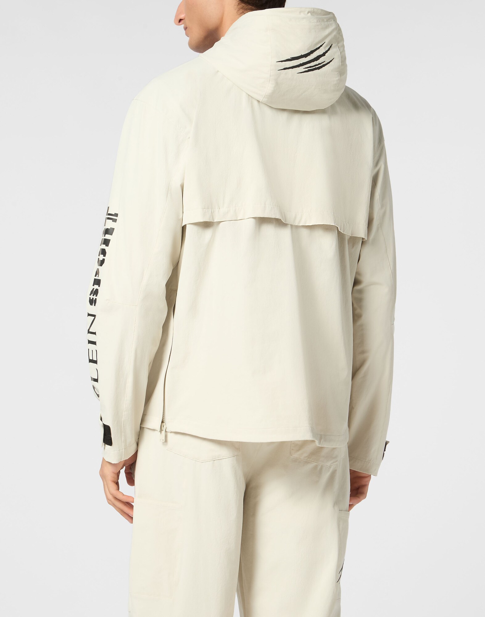 Plein Sport Chaqueta de entretiempo 'Scratch'  greige / negro – imagen 4