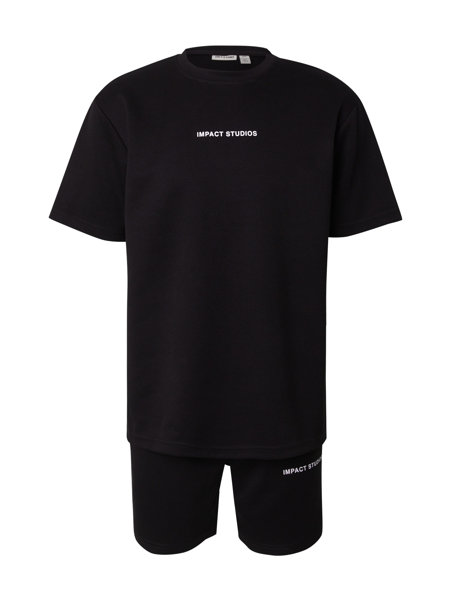 Only & Sons Haine de casă ONSLIAM  negru / alb