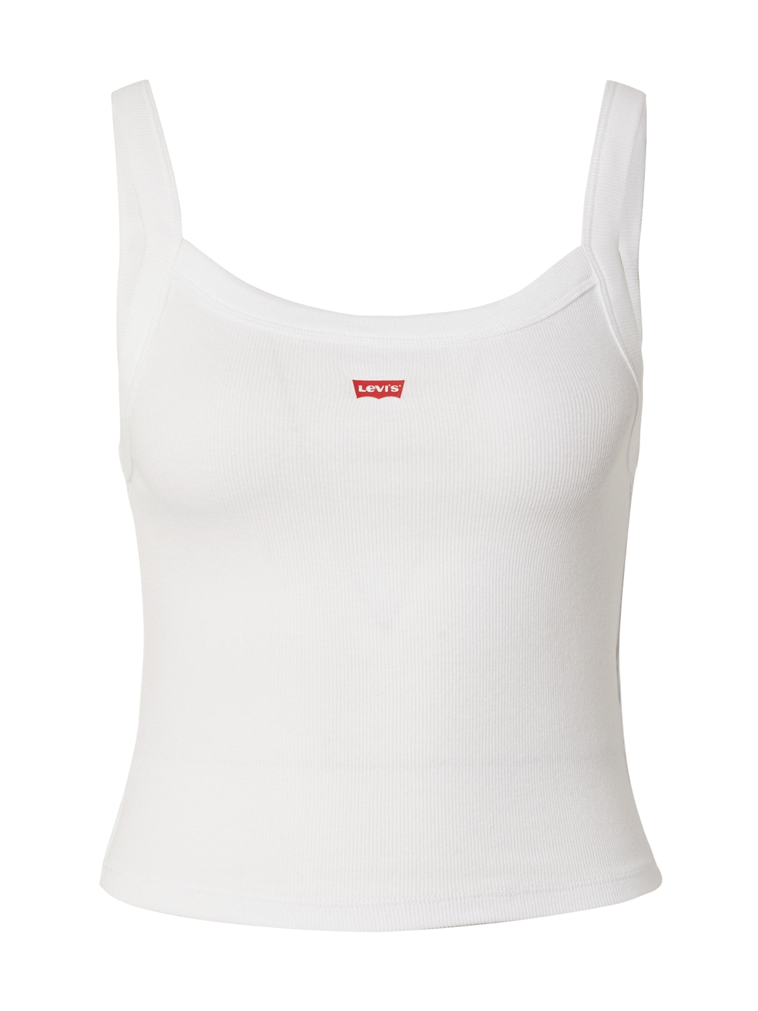 LEVIS ® Top Essential Sporty Rib Tank  roșu / alb