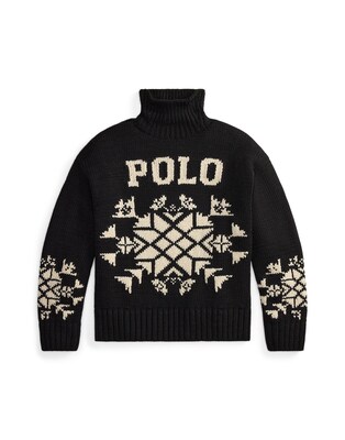 Polo Ralph Lauren Jersey  beige claro / negro