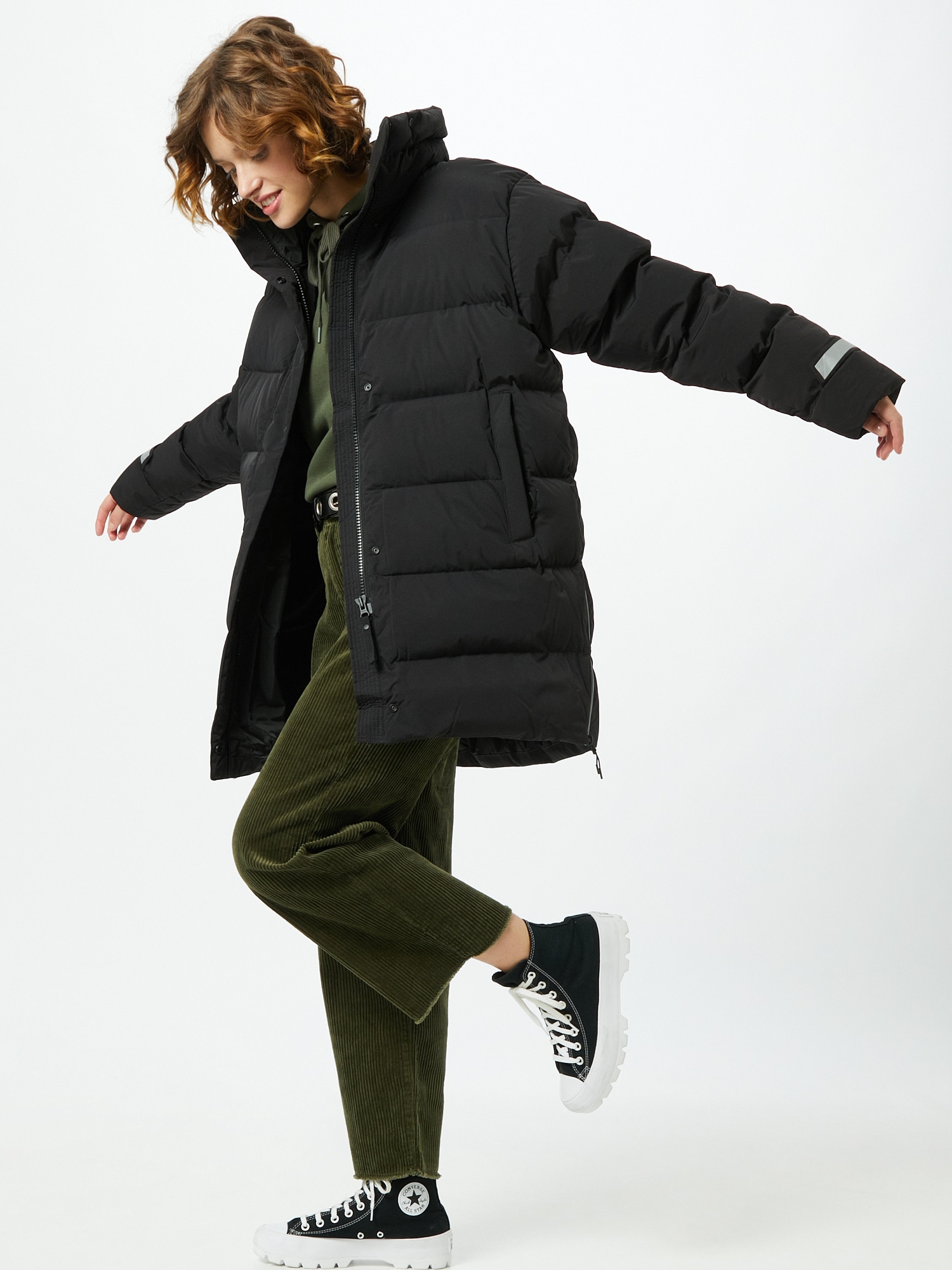 HELLY HANSEN Zimná bunda 'Aspire' čierna / biela (obrázok 4)