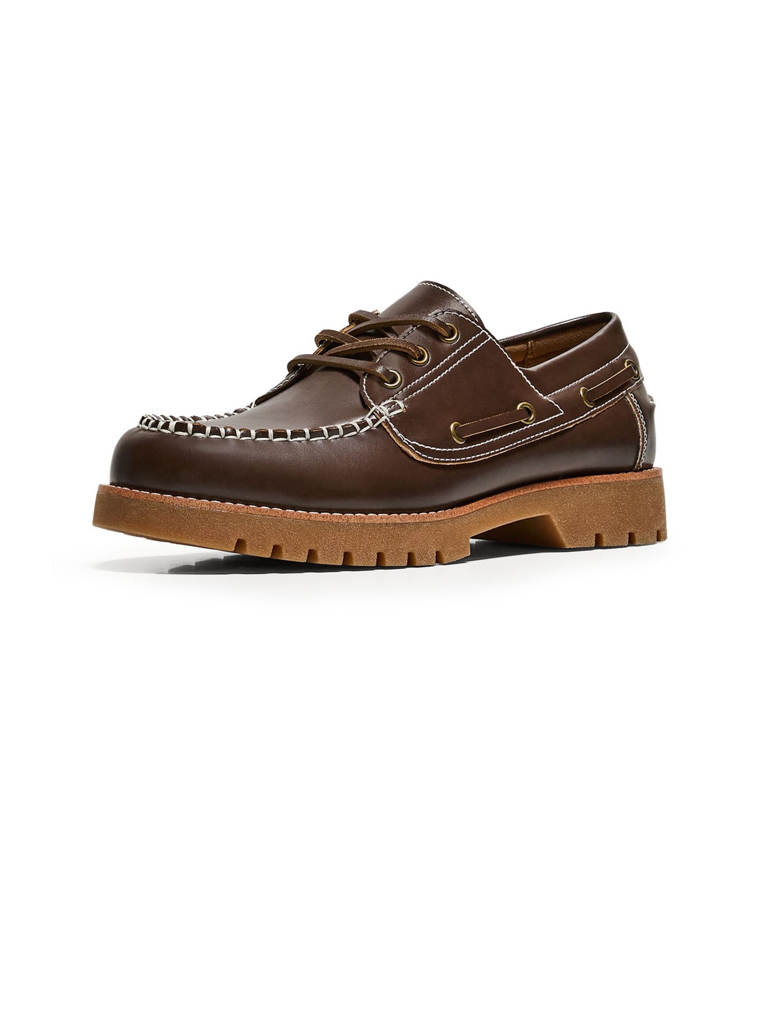 Bershka Mocasini  maro închis