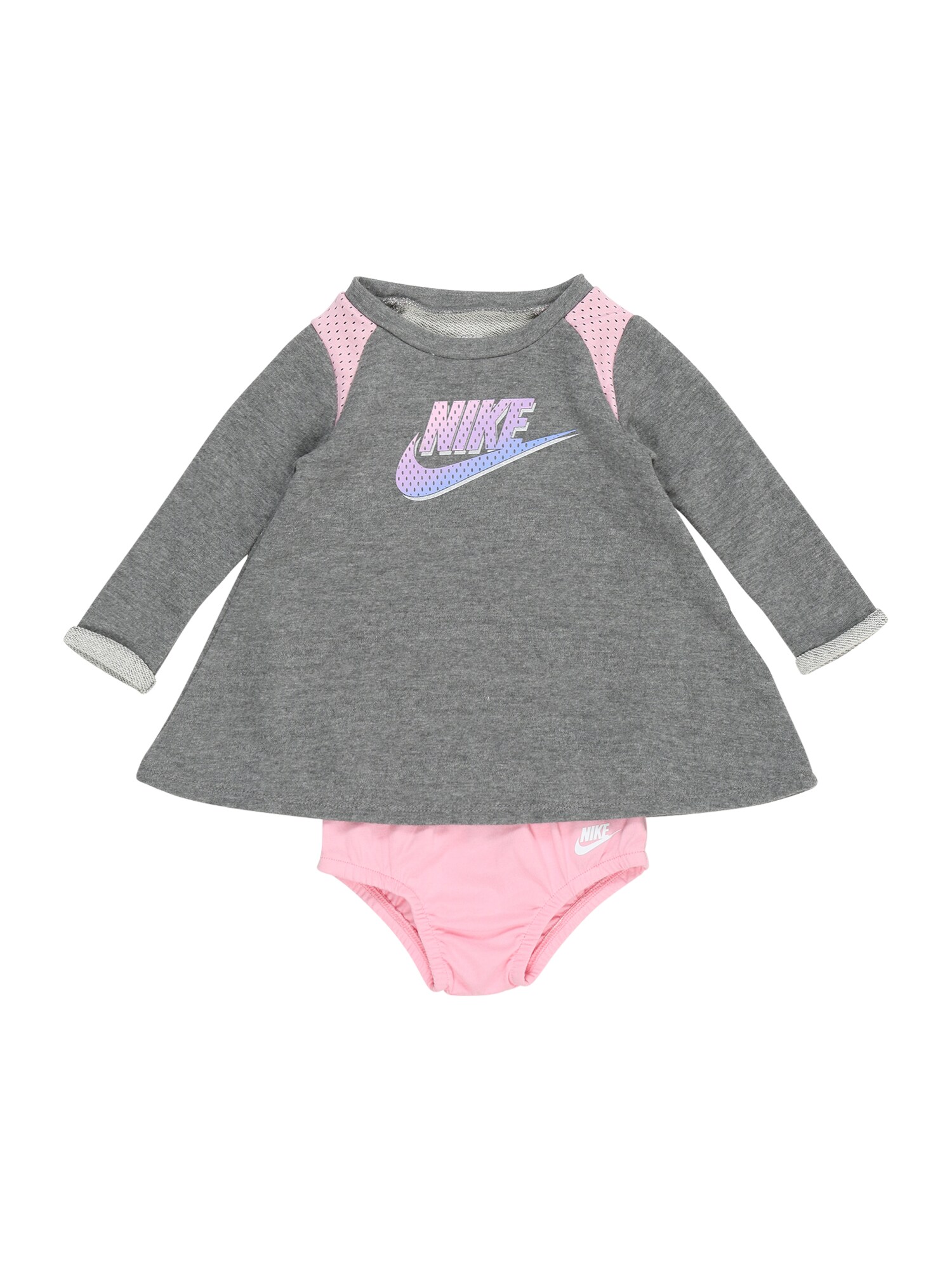 Nike Sportswear Suknelė 'FUTURA'  šviesiai violetinė / šviesiai rožinė / margai pilka