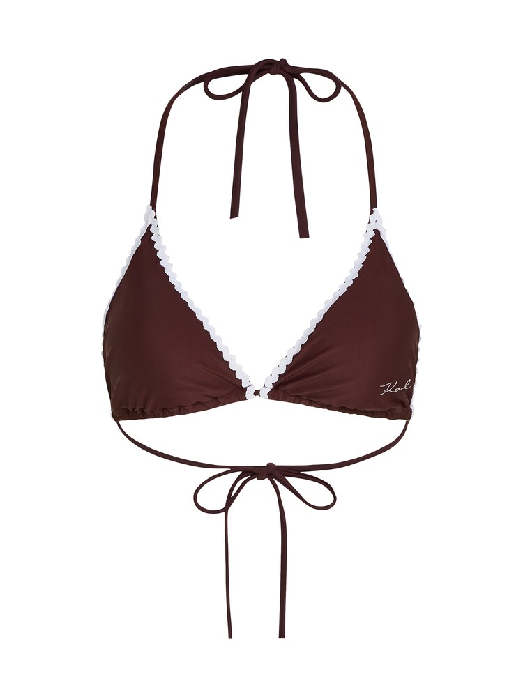 Karl Lagerfeld Bikini felső Női barna , Méret L