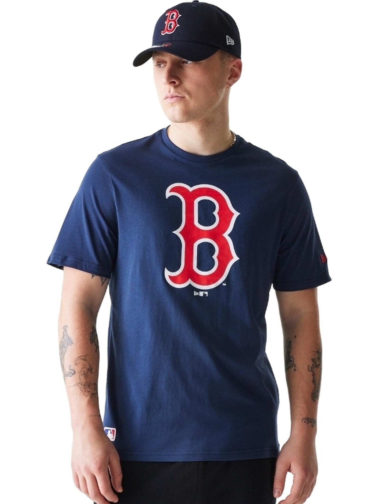 NEW ERA Camiseta 'Camiseta new era marino boston red sox nos mlb regular tee bosred' azul – imagen 1