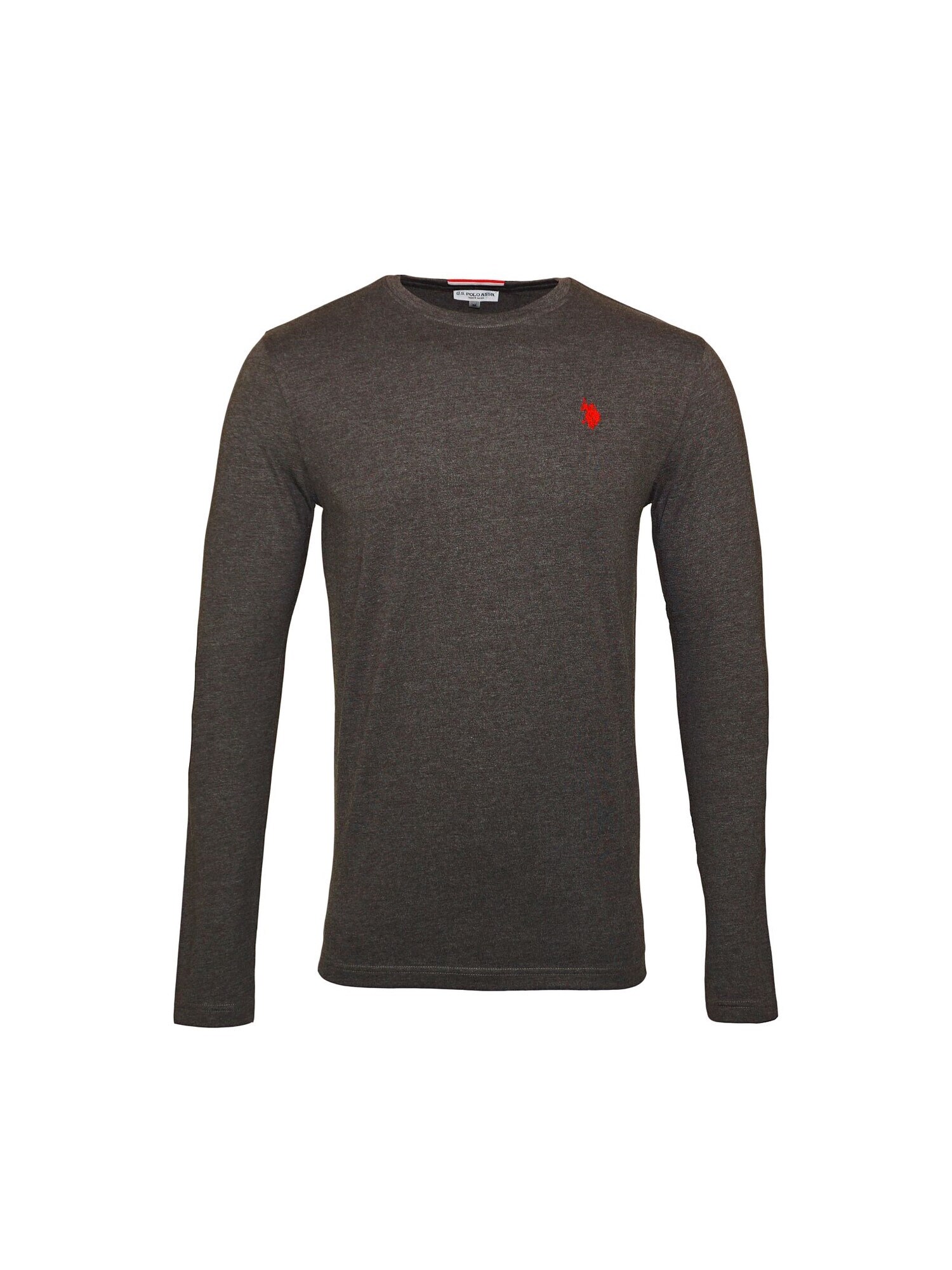 U.S. POLO ASSN. Tričko farby bahna / červená