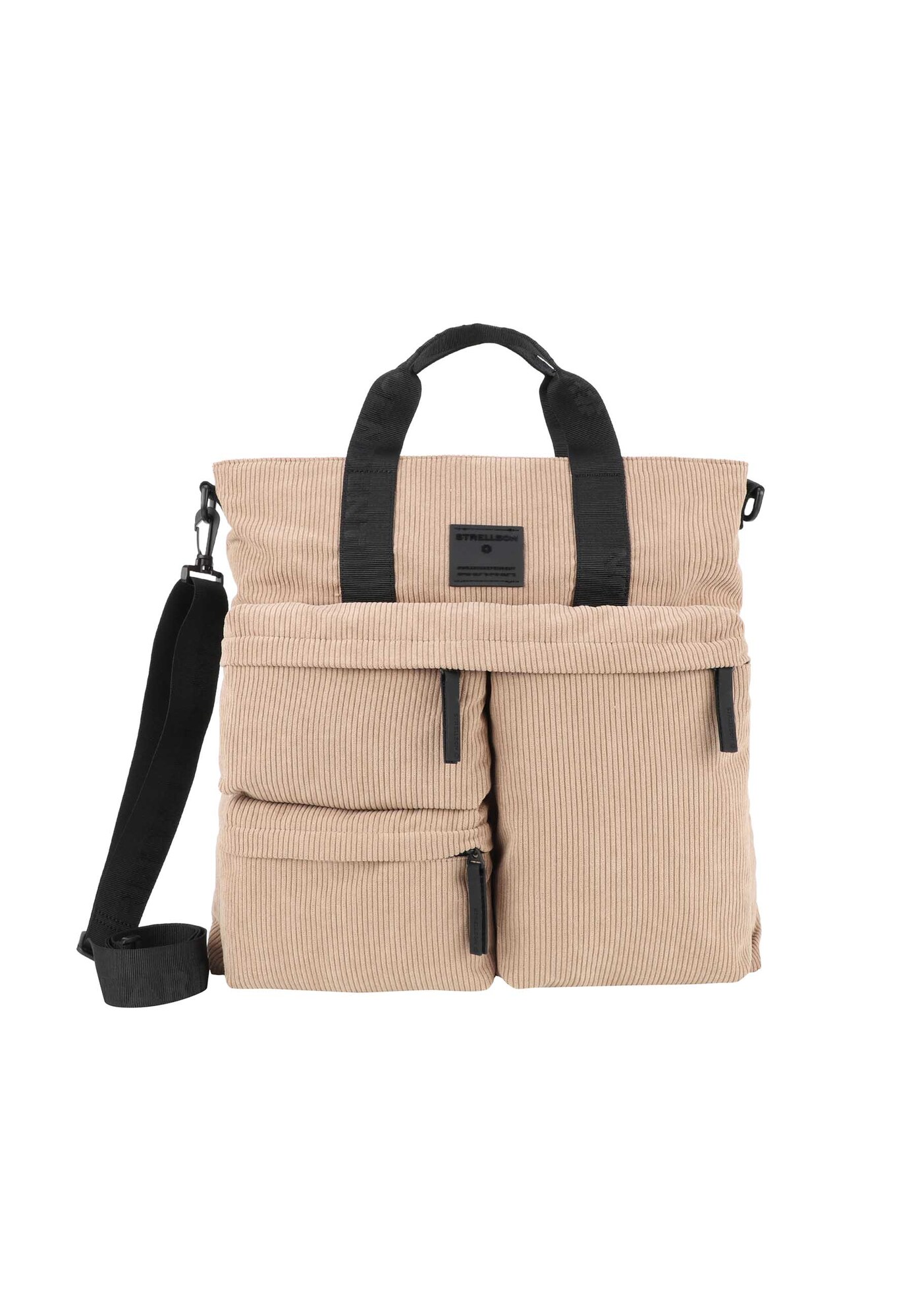 Strellson Handtas 'Swiss Cottage' Beige / Zwart
