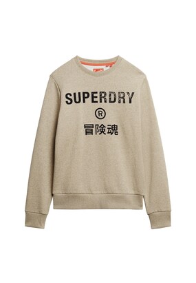 Superdry Sweatshirt Beige / Zwart