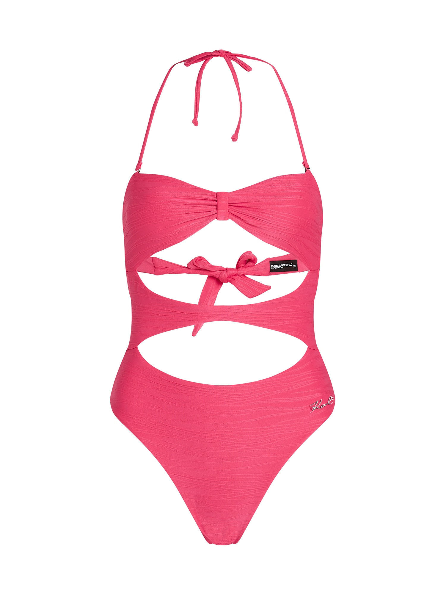 Karl Lagerfeld Costum de baie întreg  roz