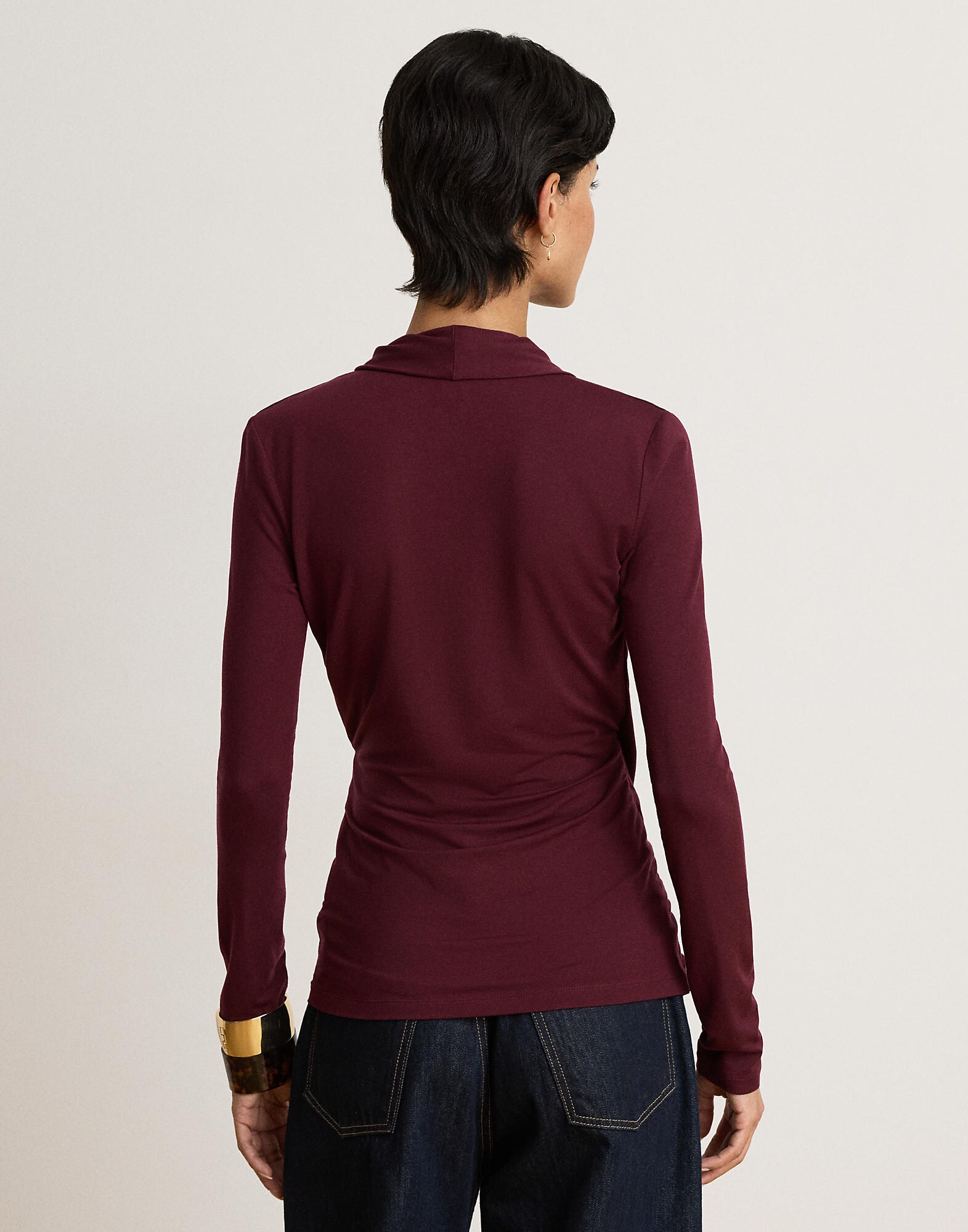 Lauren Ralph Lauren Camiseta  rojo vino – imagen 3