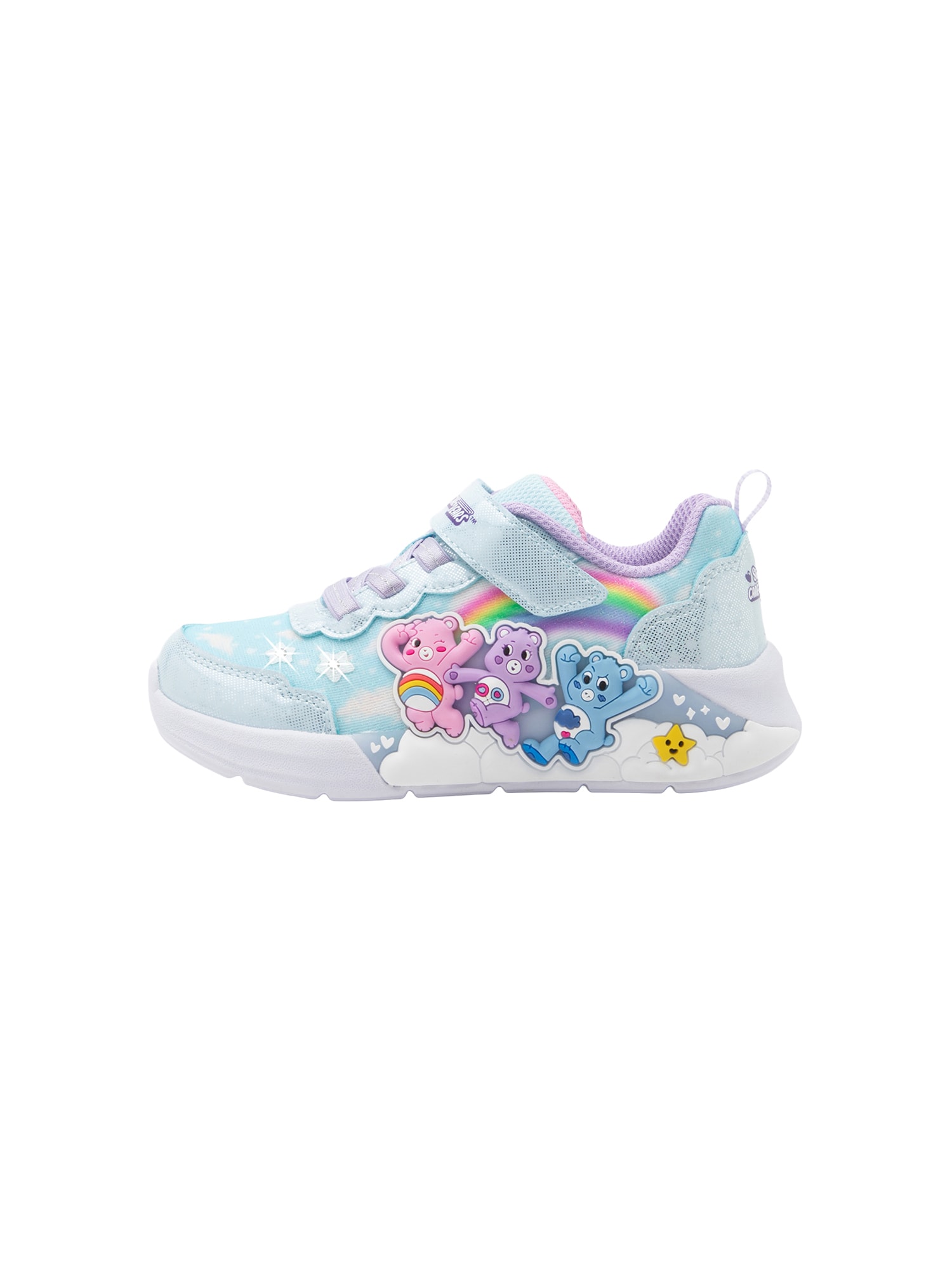 SKECHERS Tenisky 'LIL SNUGS'  pastelovo modrá / levanduľová / ružová / strieborná