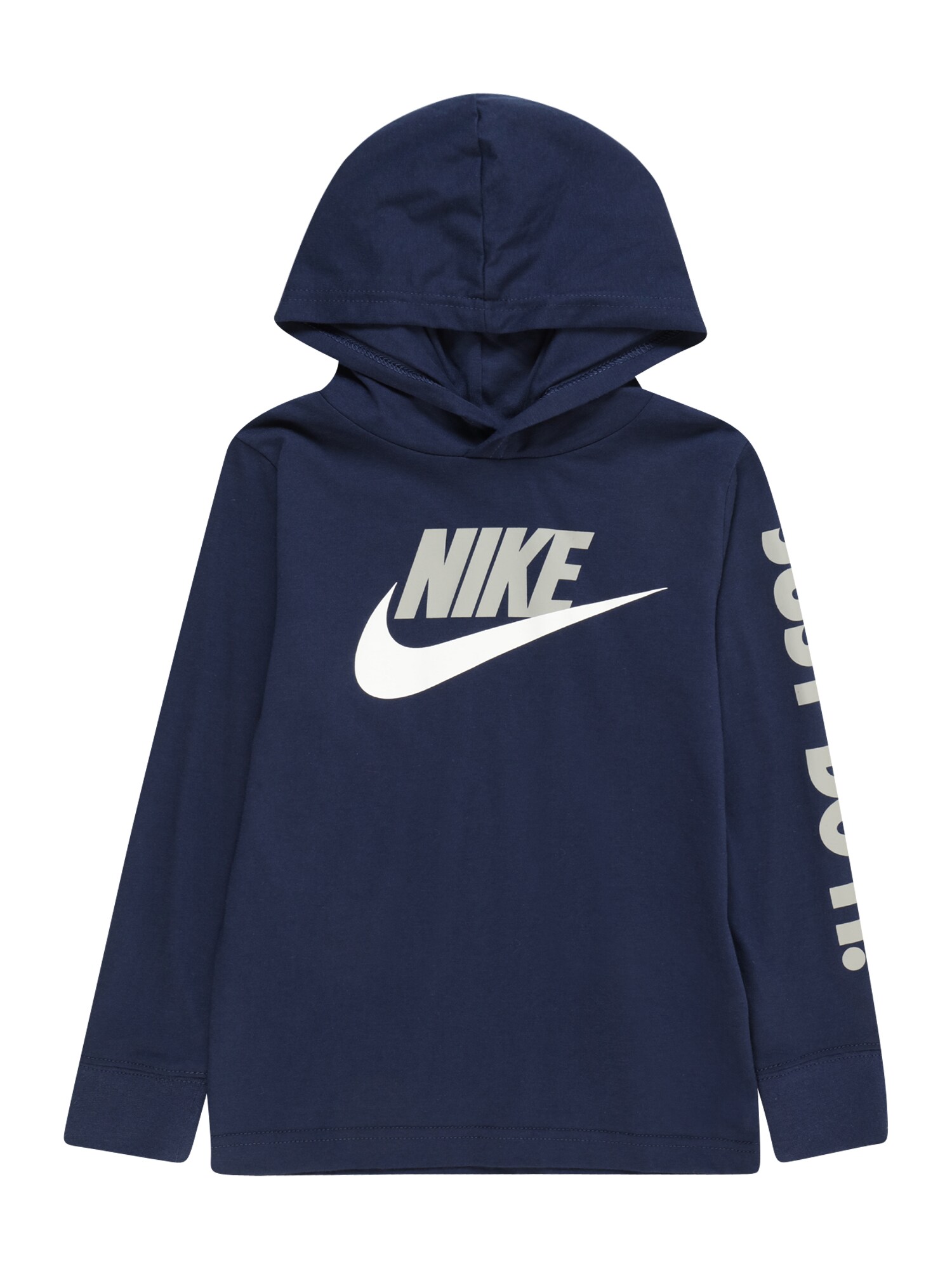 Nike Sportswear Суичър  индиго / сиво / мръсно бяло