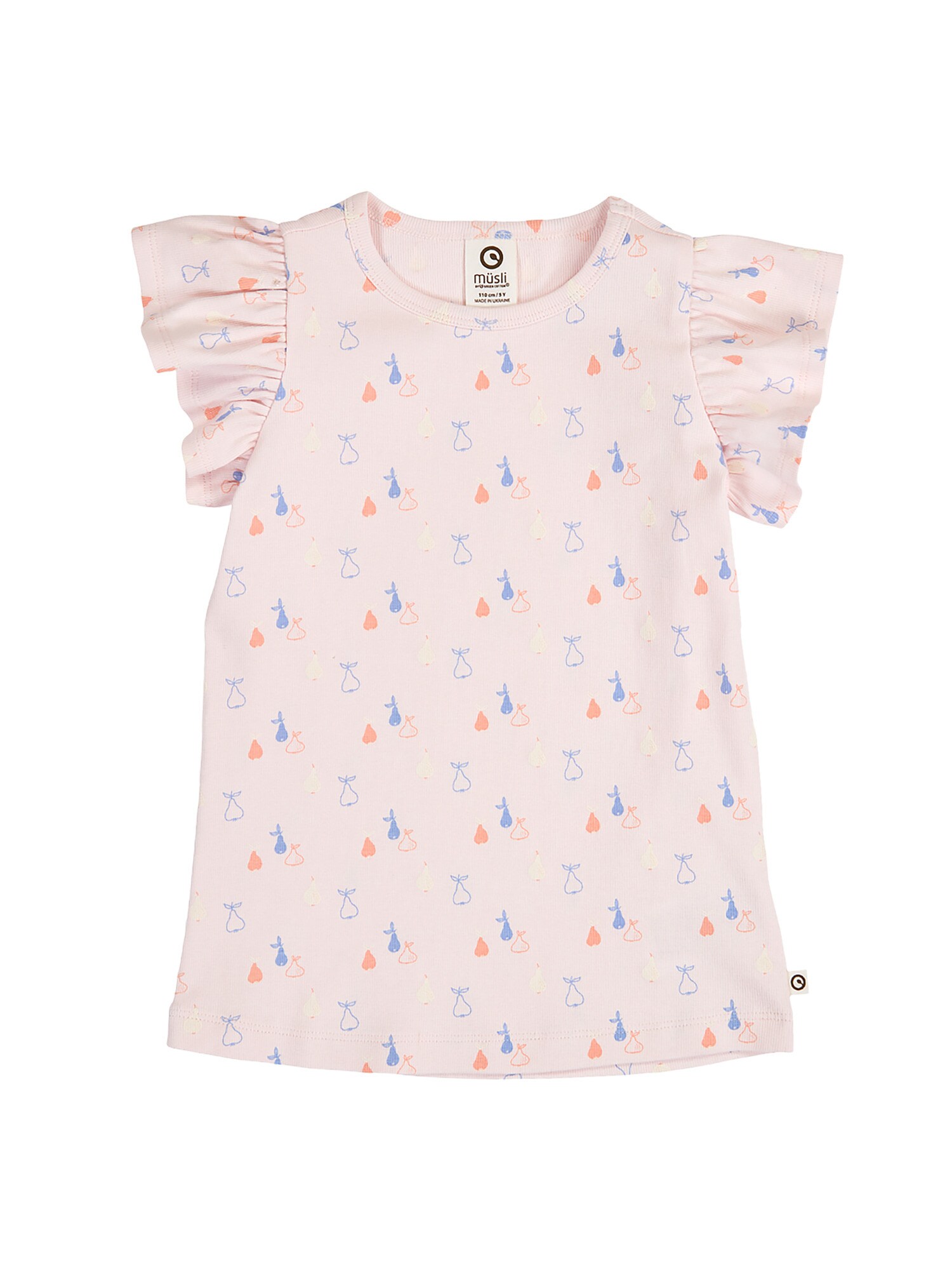 Müsli by GREEN COTTON Camiseta  azul / naranja / rosa