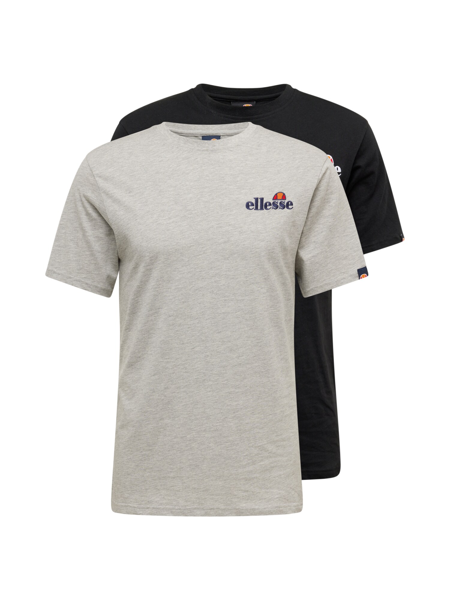 ELLESSE Tričko 'Voodoo'  námornícka modrá / sivá melírovaná / oranžová / čierna