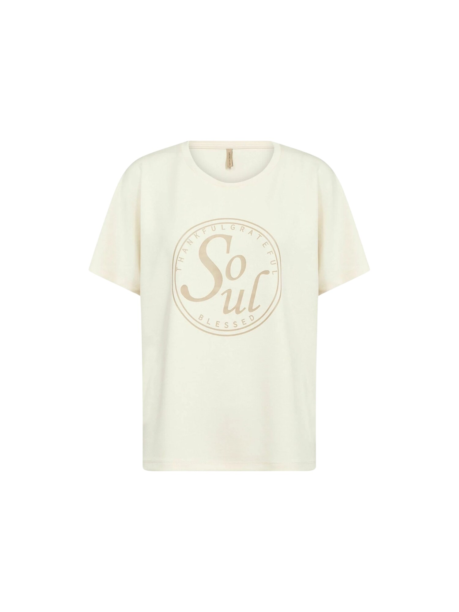 Soyaconcept Tricou 'Banu 301'  crem / alb kitt