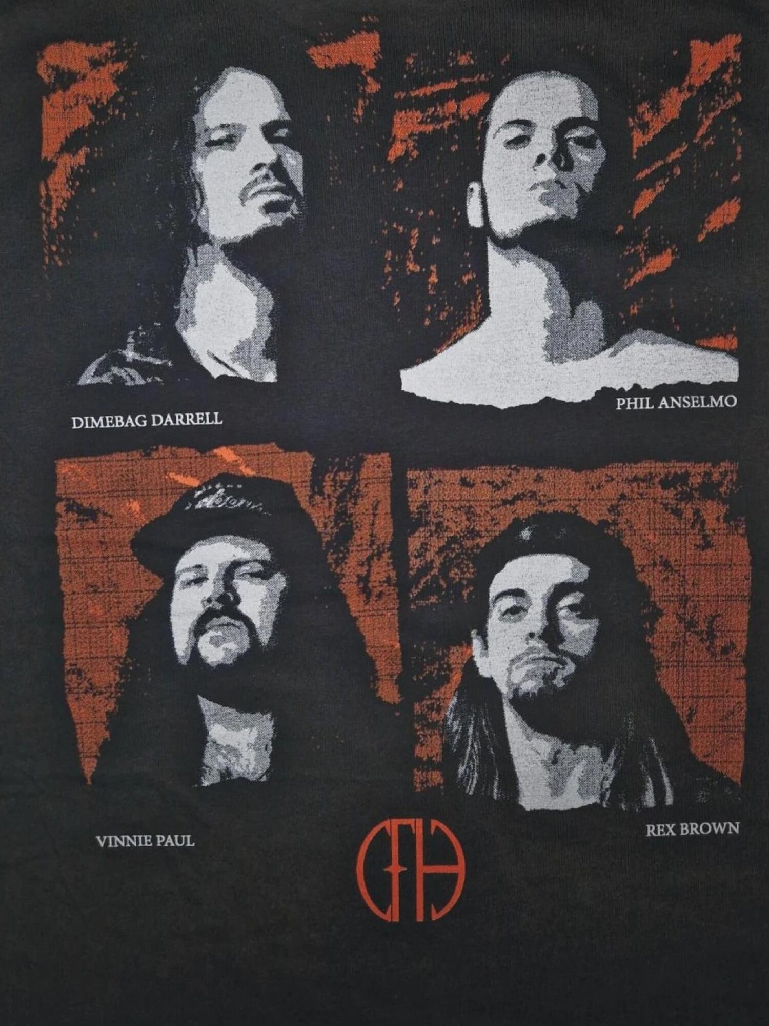 PANTERA Camiseta 'Pantera Cemetery Gates T-Shirt' negro – imagen 3