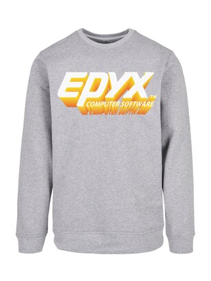 F4NT4STIC Sweatshirt ‘SEVENSQUARED’ Geel / Grijs / Oranje / Wit