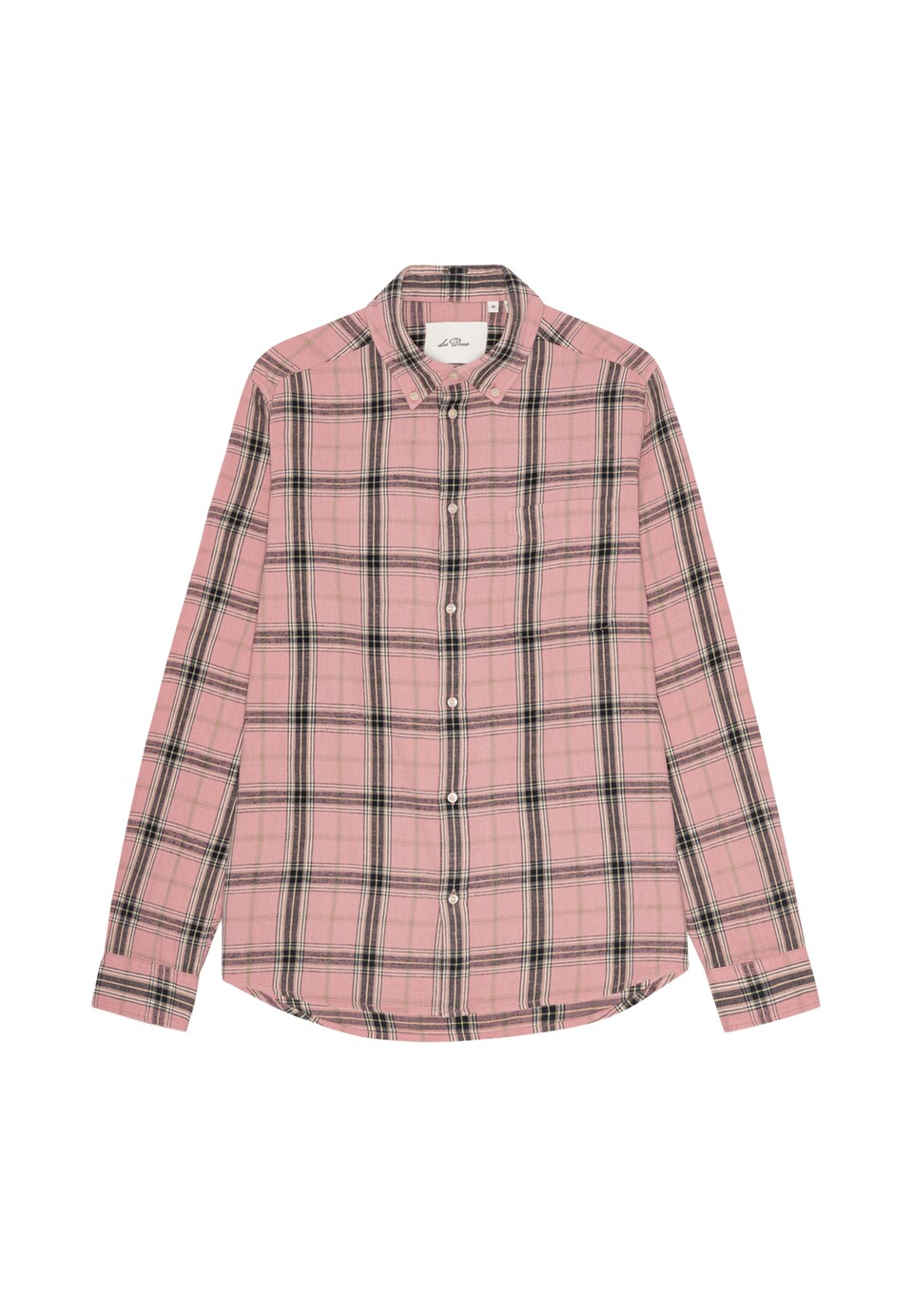 Skjorta nattblå / grön / rosa