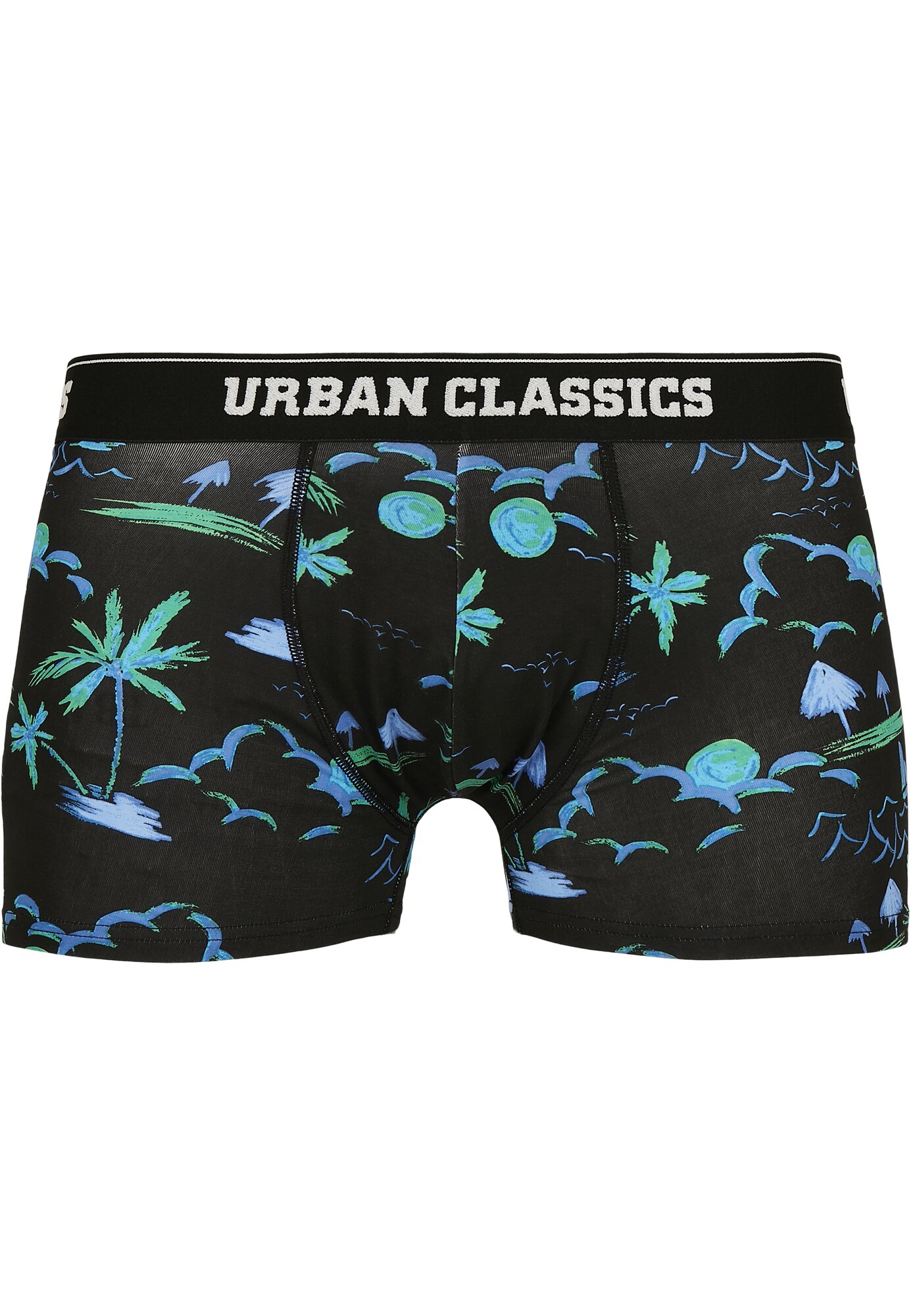 Urban Classics Boxerky modrá / tmavomodrá / žltá / sivá (obrázok 6)