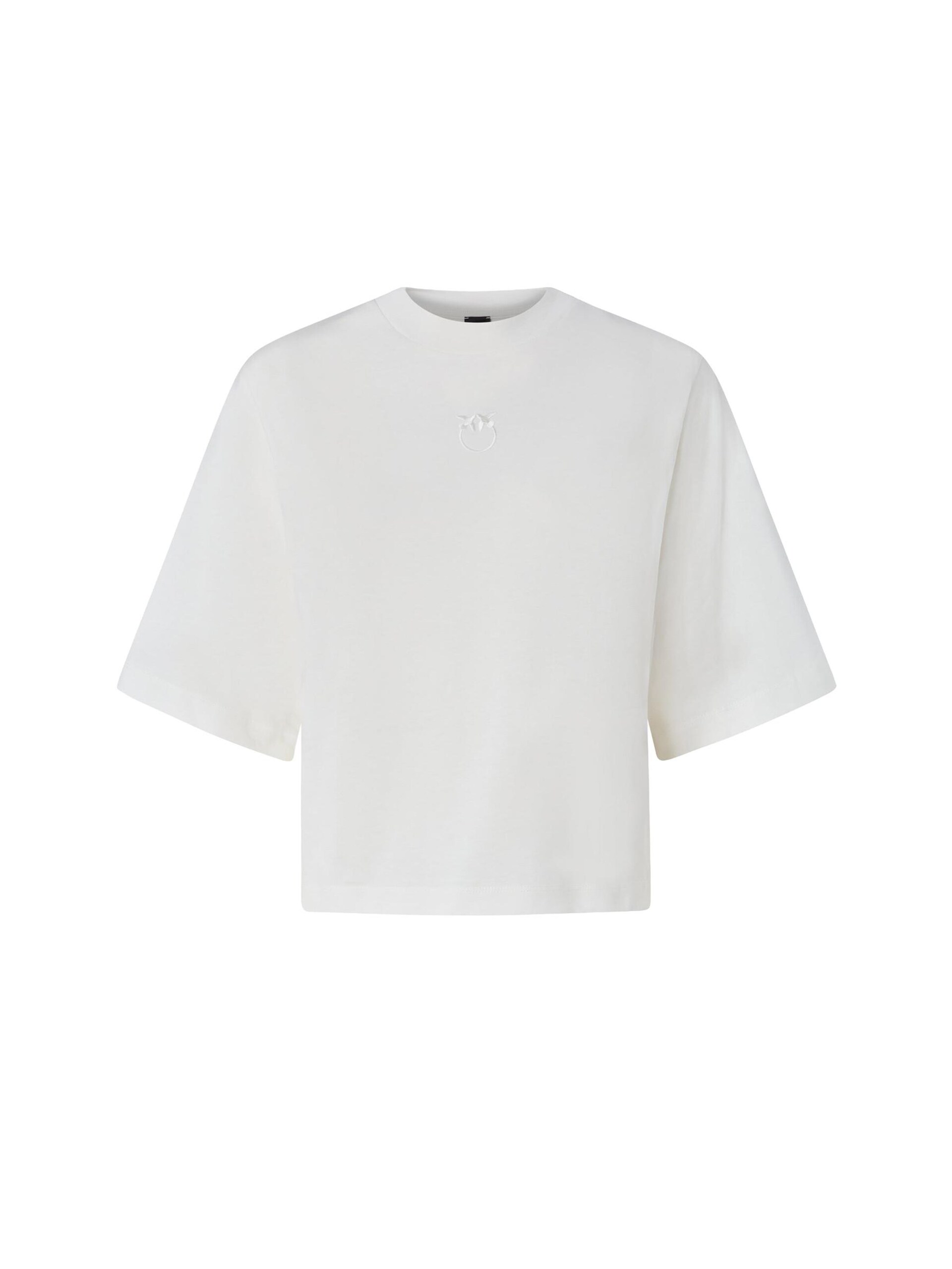 PINKO T-shirt 'PINKO NIAMEY T-SHIRT JERSEY LOGO BIRDS EFFETTO RICAMO T-SHIRT' dam