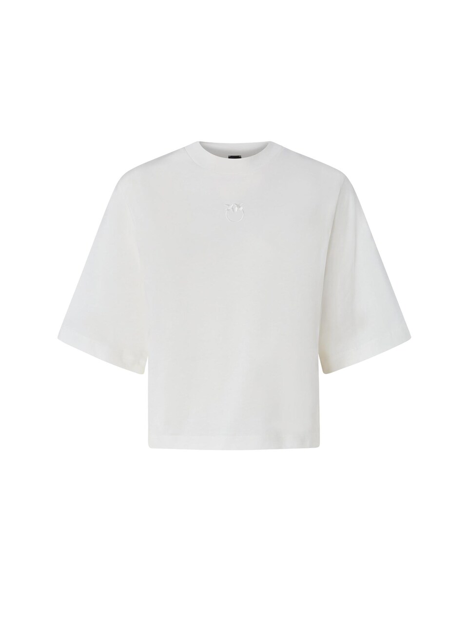 T-shirt 'PINKO NIAMEY T-SHIRT JERSEY LOGO BIRDS EFFETTO RICAMO T-SHIRT'
