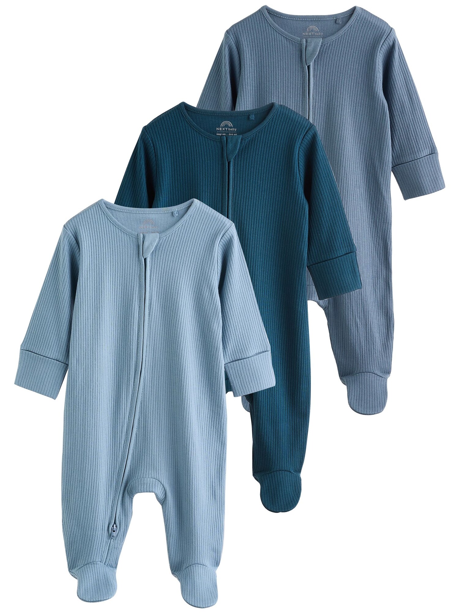Next Pijamale  albastru / albastru noapte / albastru deschis